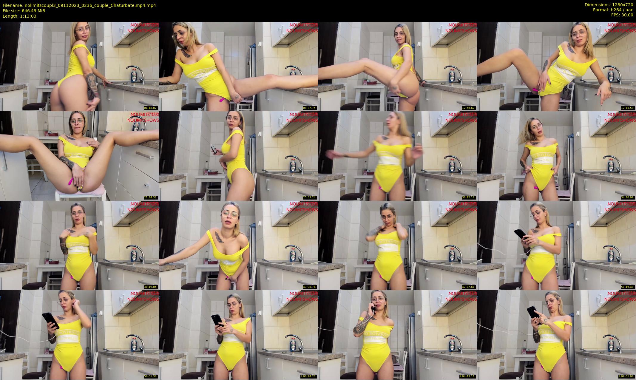 nolimitscoupl3 — 74 minute Chaturbate couple cam show recording, 720p, Nov 9, 2023