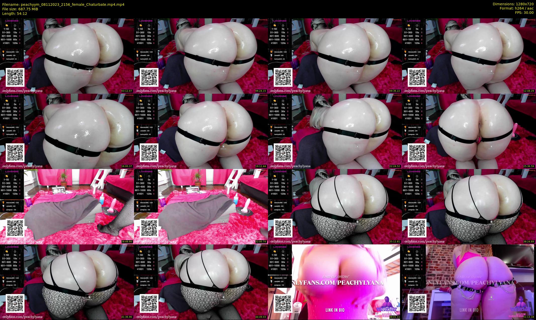 peachyym — 55 minute Chaturbate female cam show recording, 720p, Nov 8, 2023