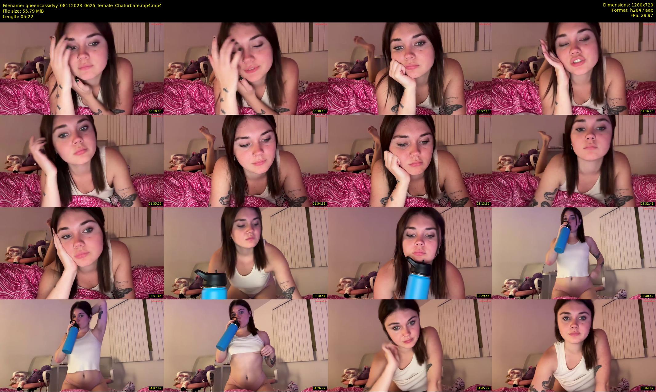 queencassidyy — 6 minute Chaturbate female cam show recording, 720p, Nov 8, 2023