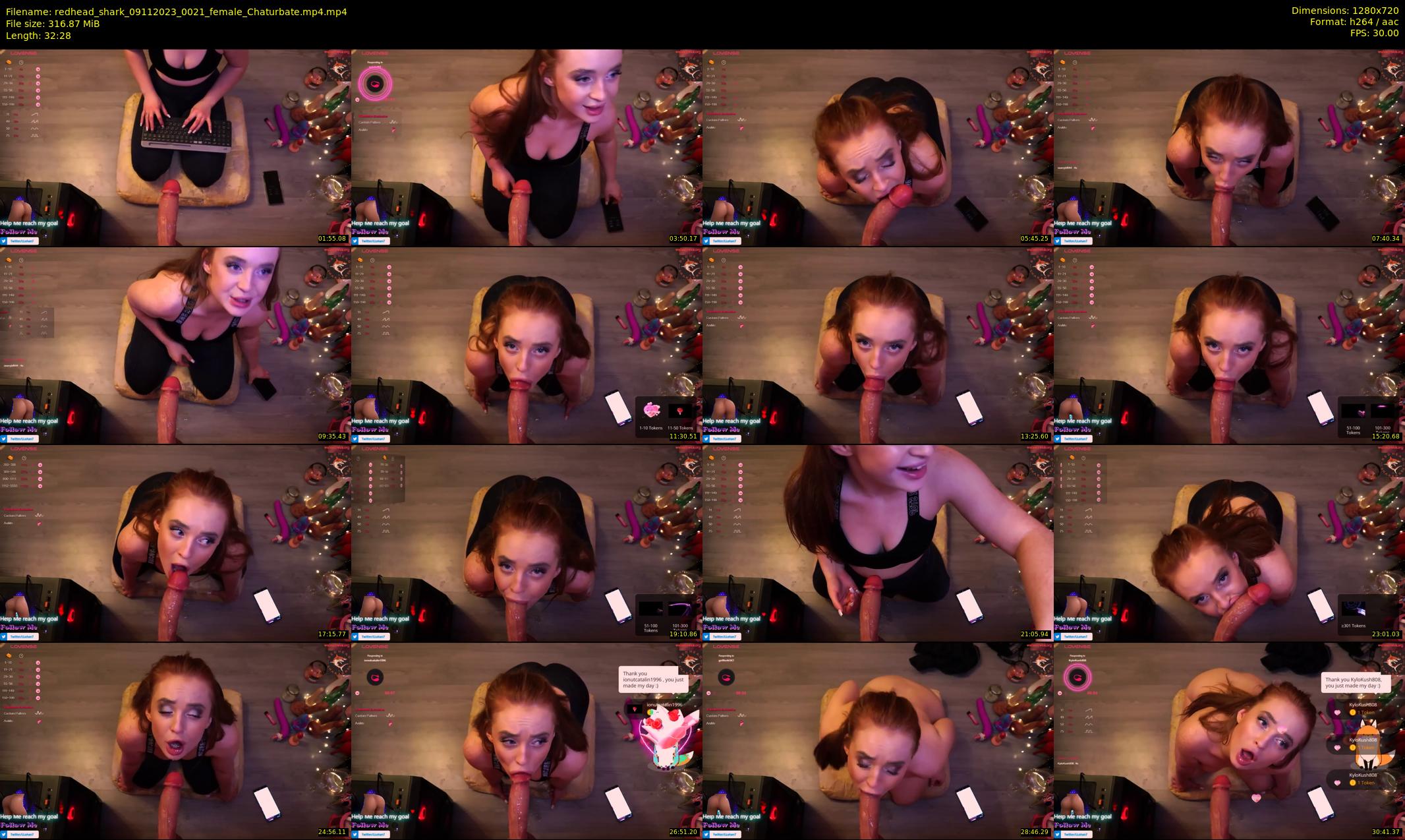 redhead_shark — 33 minute Chaturbate female cam show recording, 720p, Nov 9, 2023