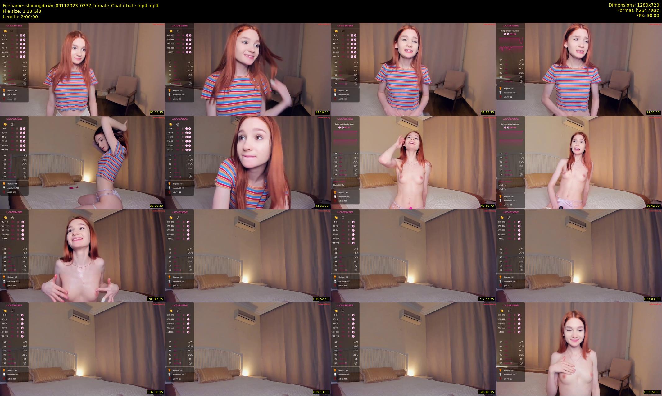 shiningdawn — 120 minute Chaturbate female cam show recording, 720p, Nov 9, 2023