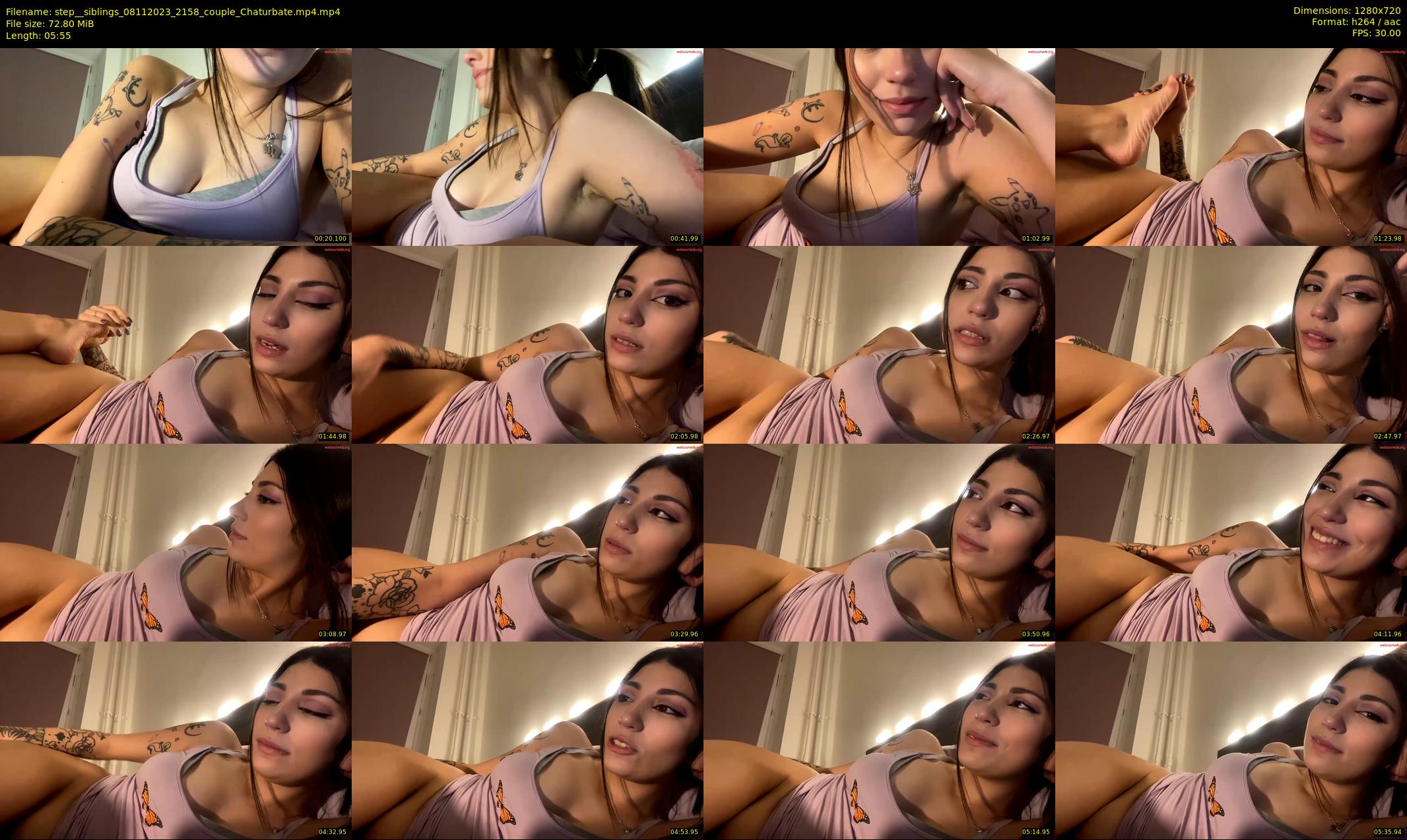 step__siblings — 6 minute Chaturbate couple cam show recording, 720p, Nov 8, 2023