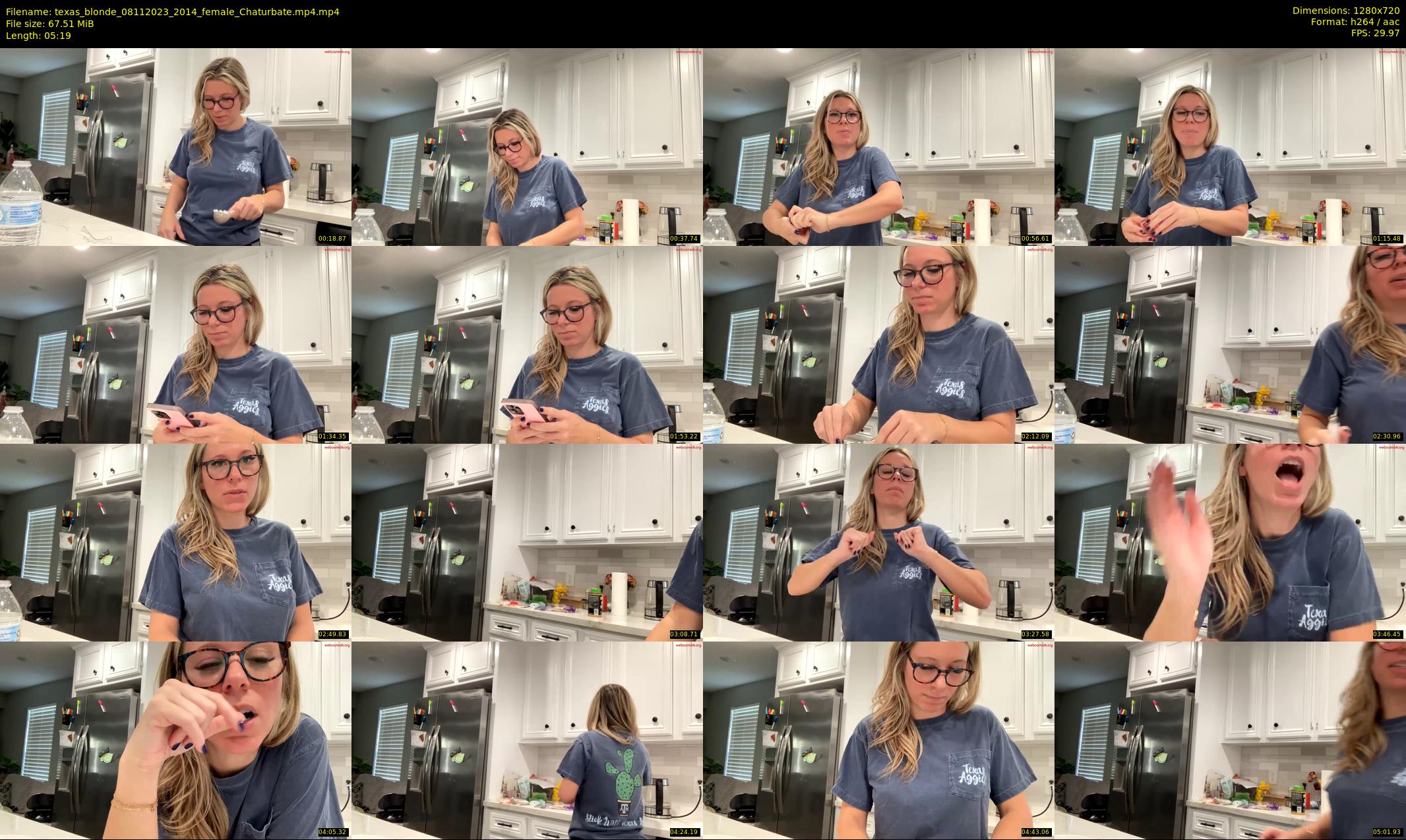 texas_blonde — 6 minute Chaturbate female cam show recording, 720p, Nov 8, 2023