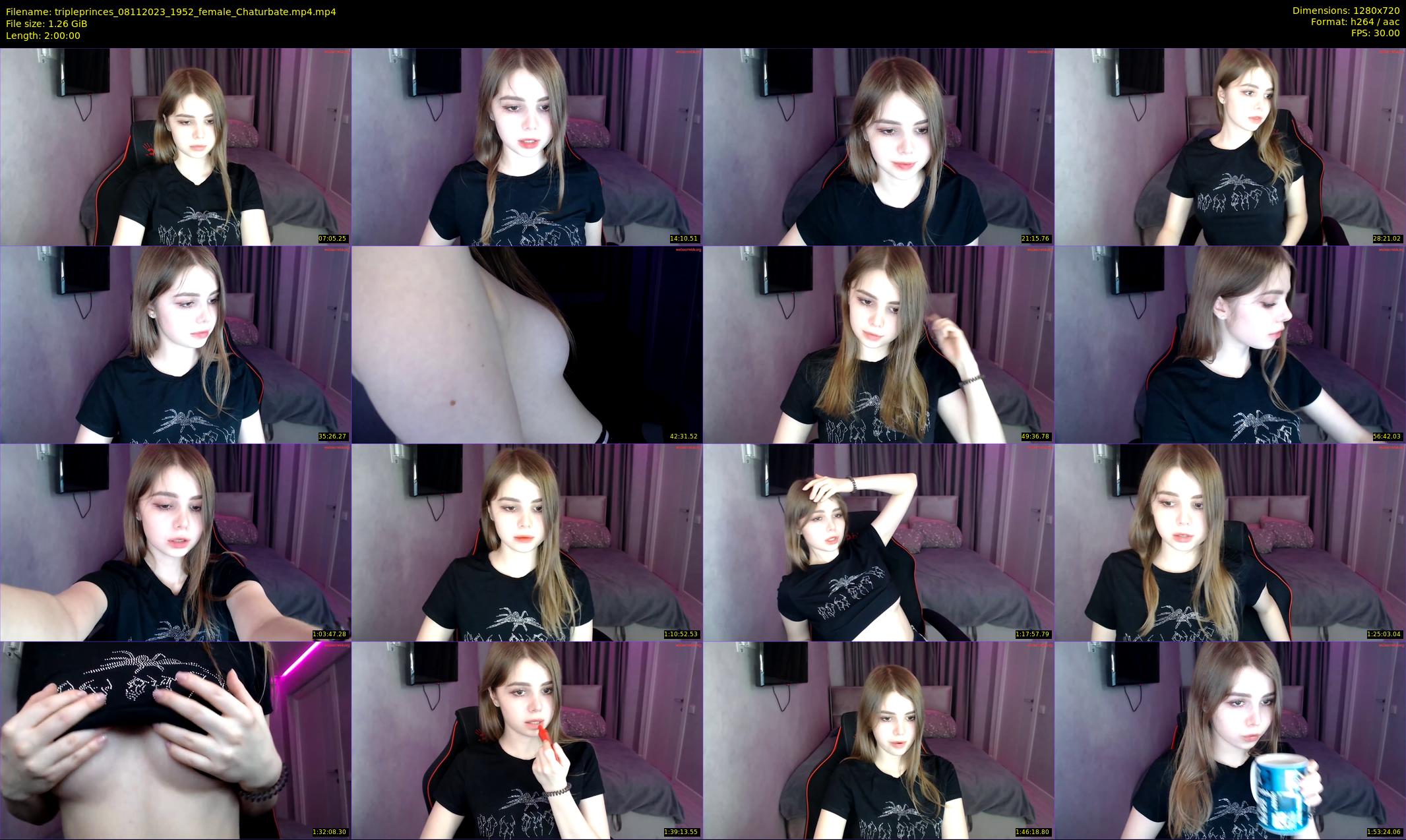 tripleprinces — 120 minute Chaturbate female cam show recording, 720p, Nov 8, 2023