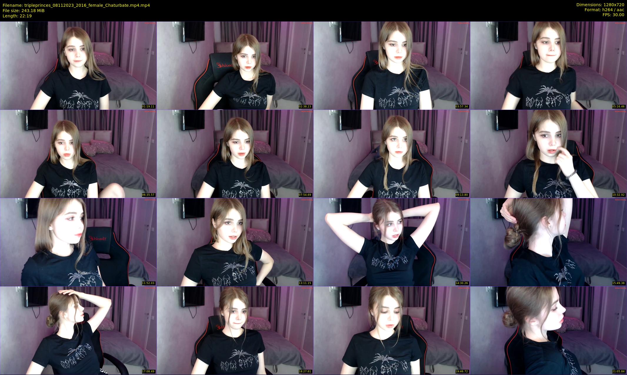 tripleprinces — 23 minute Chaturbate female cam show recording, 720p, Nov 8, 2023