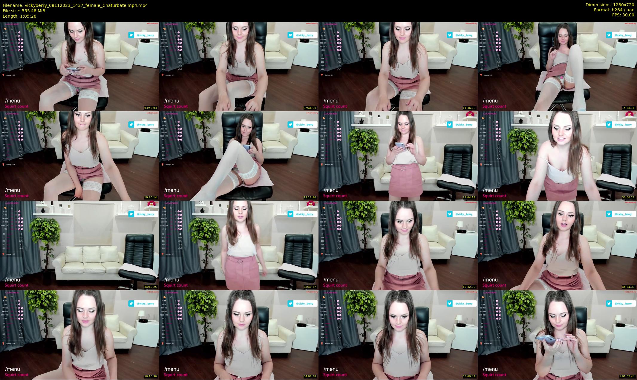 vickyberry — 66 minute Chaturbate female cam show recording, 720p, Nov 8, 2023
