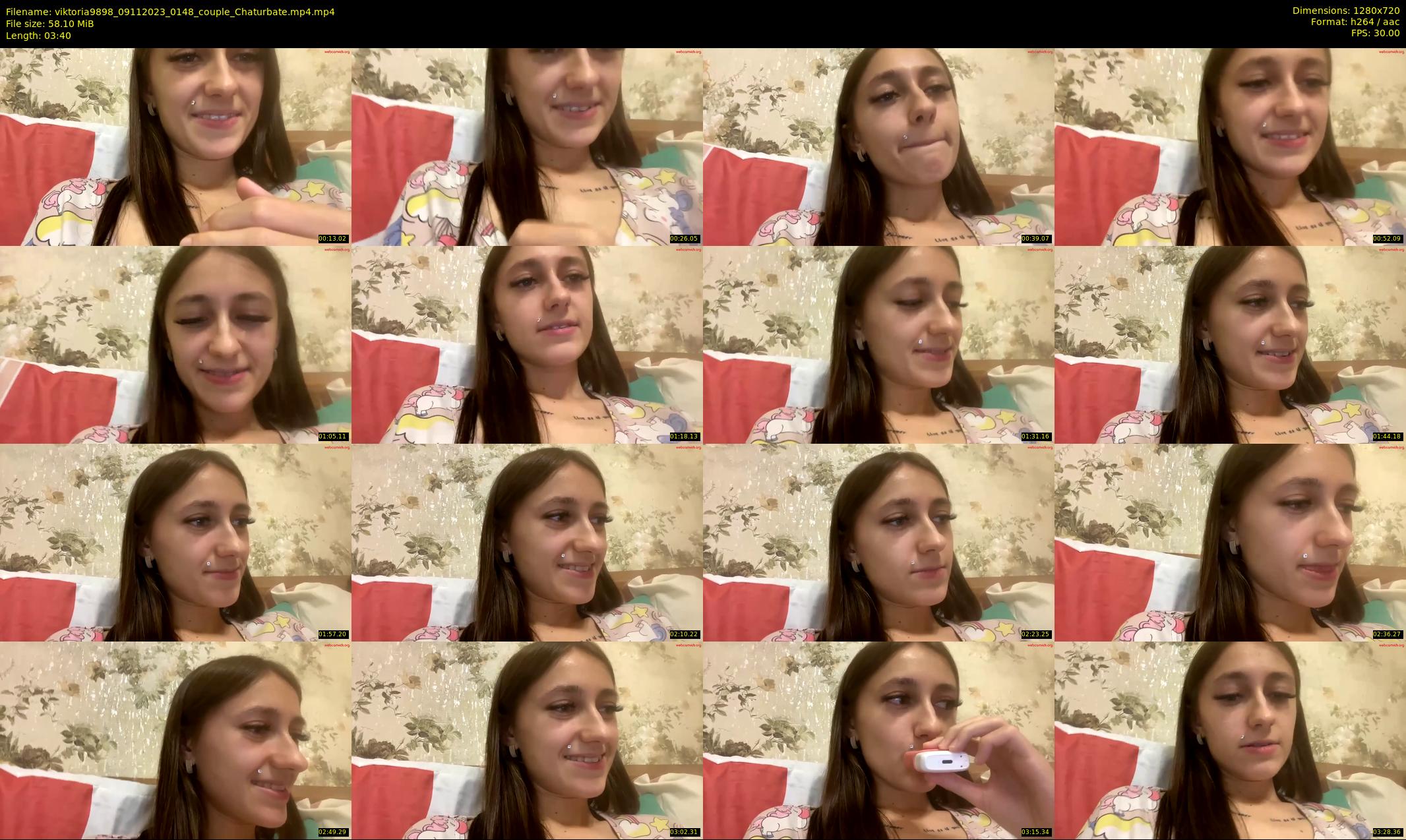 viktoria9898 — 4 minute Chaturbate couple cam show recording, 720p, Nov 9, 2023