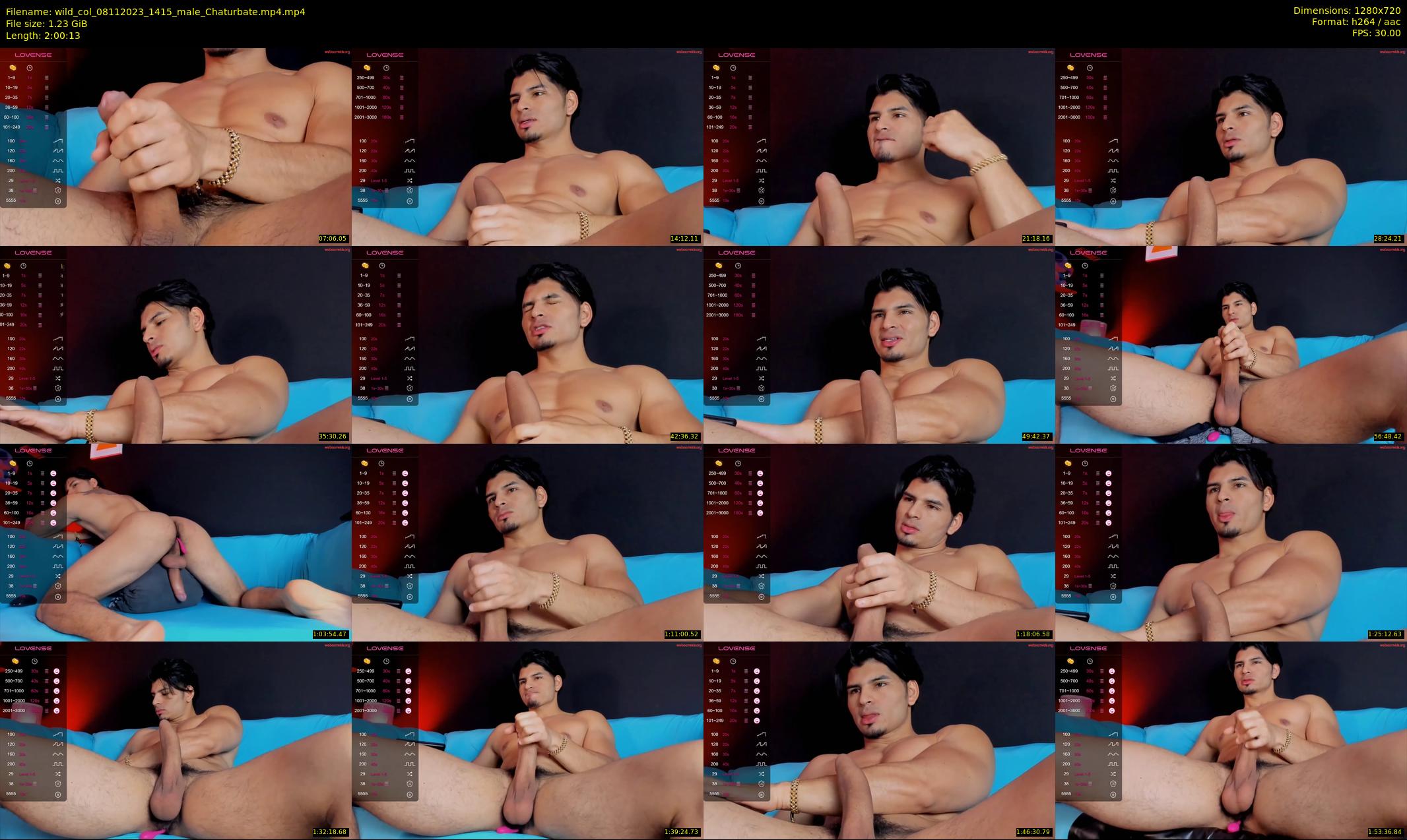 wild_col — 121 minute Chaturbate male cam show recording, 720p, Nov 8, 2023