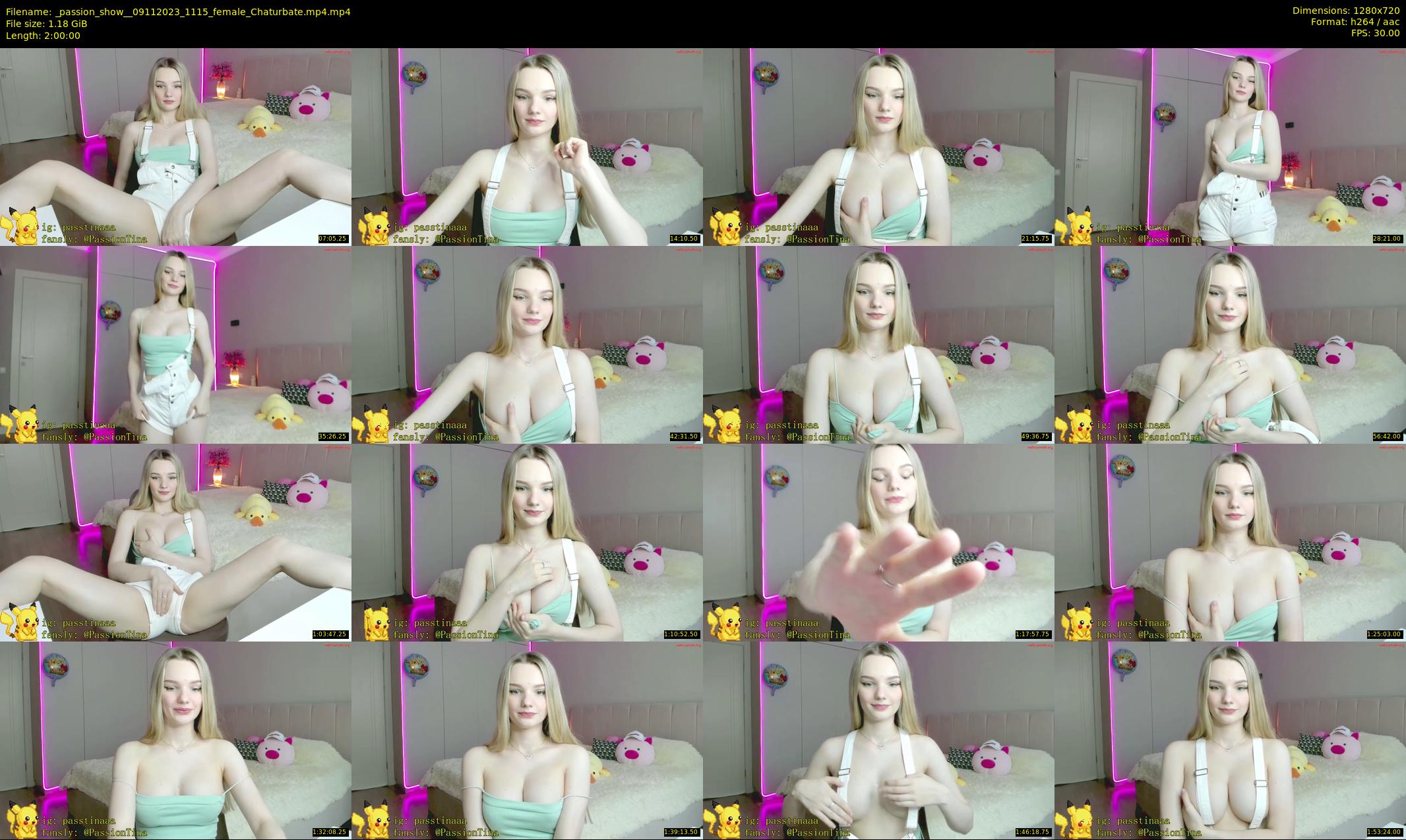 _passion_show_ — 120 minute Chaturbate couple cam show recording, 720p, Nov 9, 2023