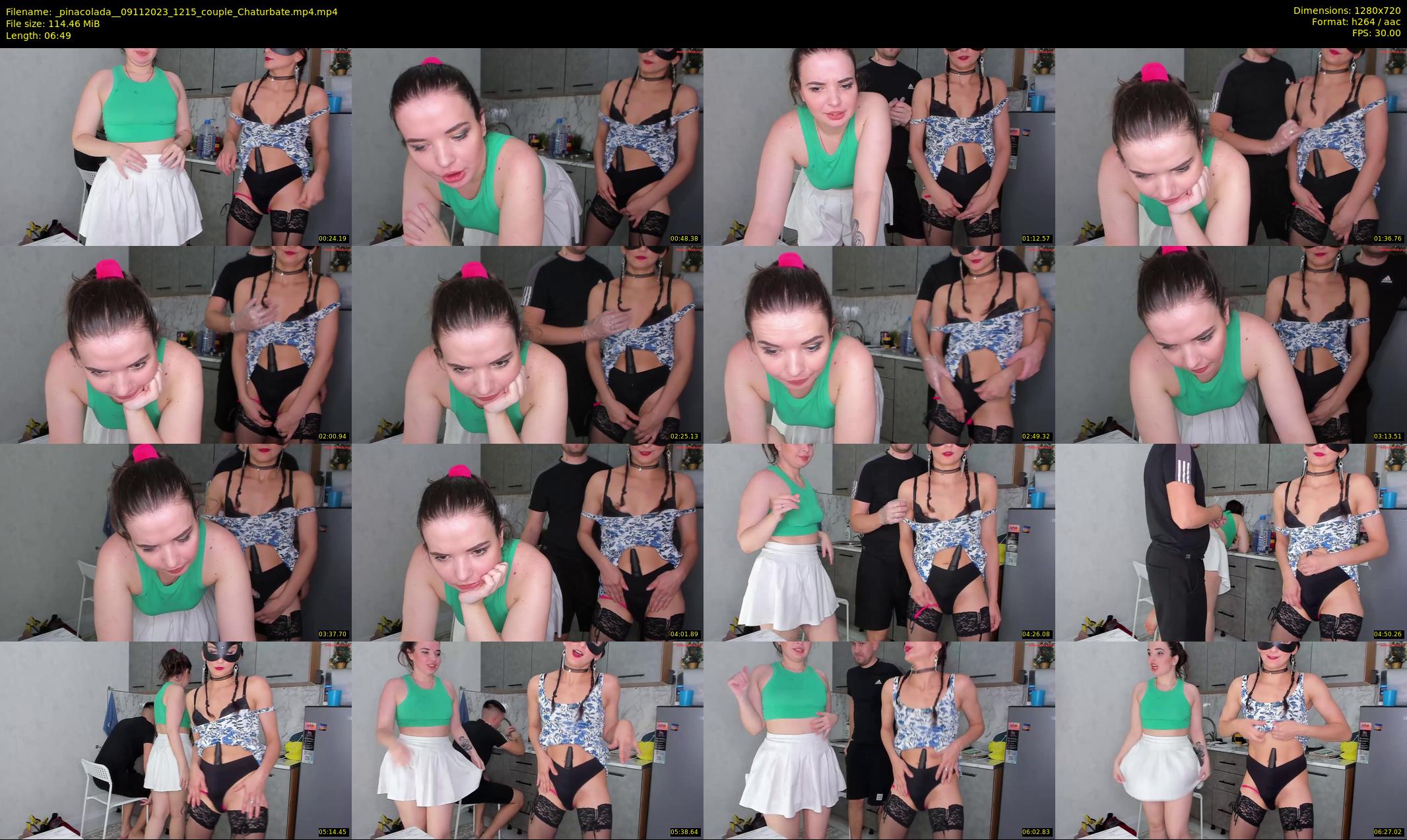 _pinacolada_ — 7 minute Chaturbate couple cam show recording, 720p, Nov 9, 2023