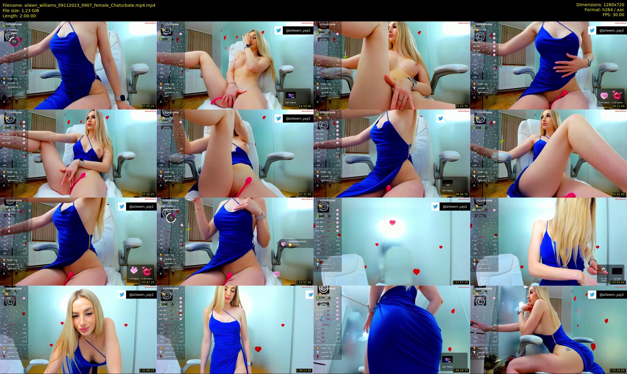 aileen_williams — 120 minute Chaturbate female cam show recording, 720p, Nov 9, 2023
