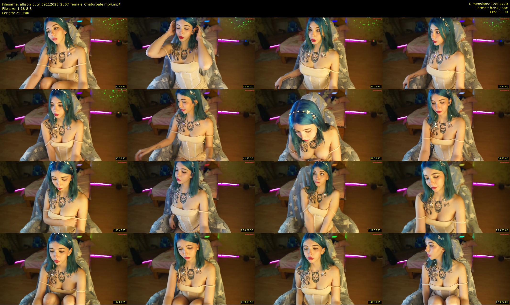 allison_cuty — 120 minute Chaturbate female cam show recording, 720p, Nov 9, 2023