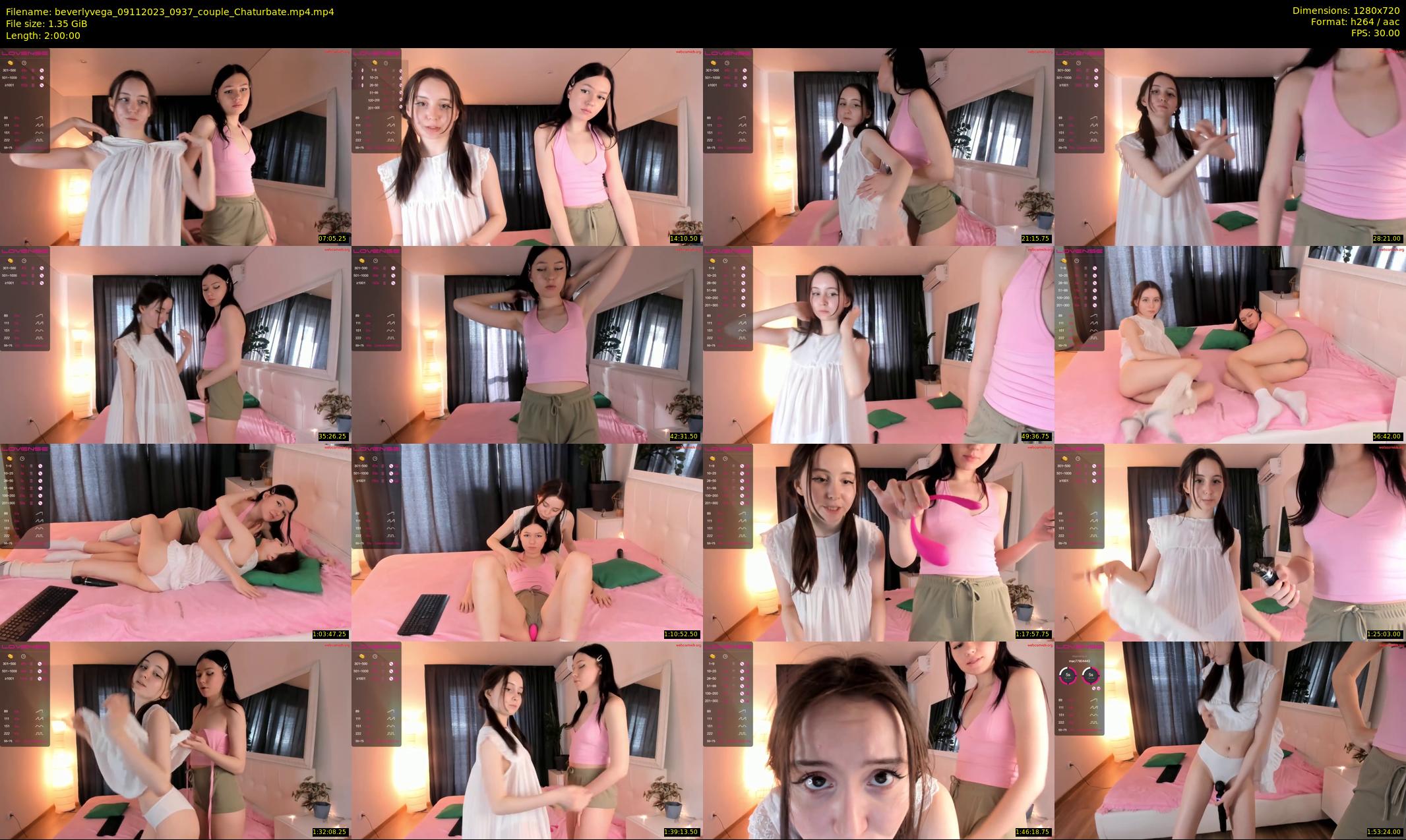 beverlyvega — 120 minute Chaturbate couple cam show recording, 720p, Nov 9, 2023