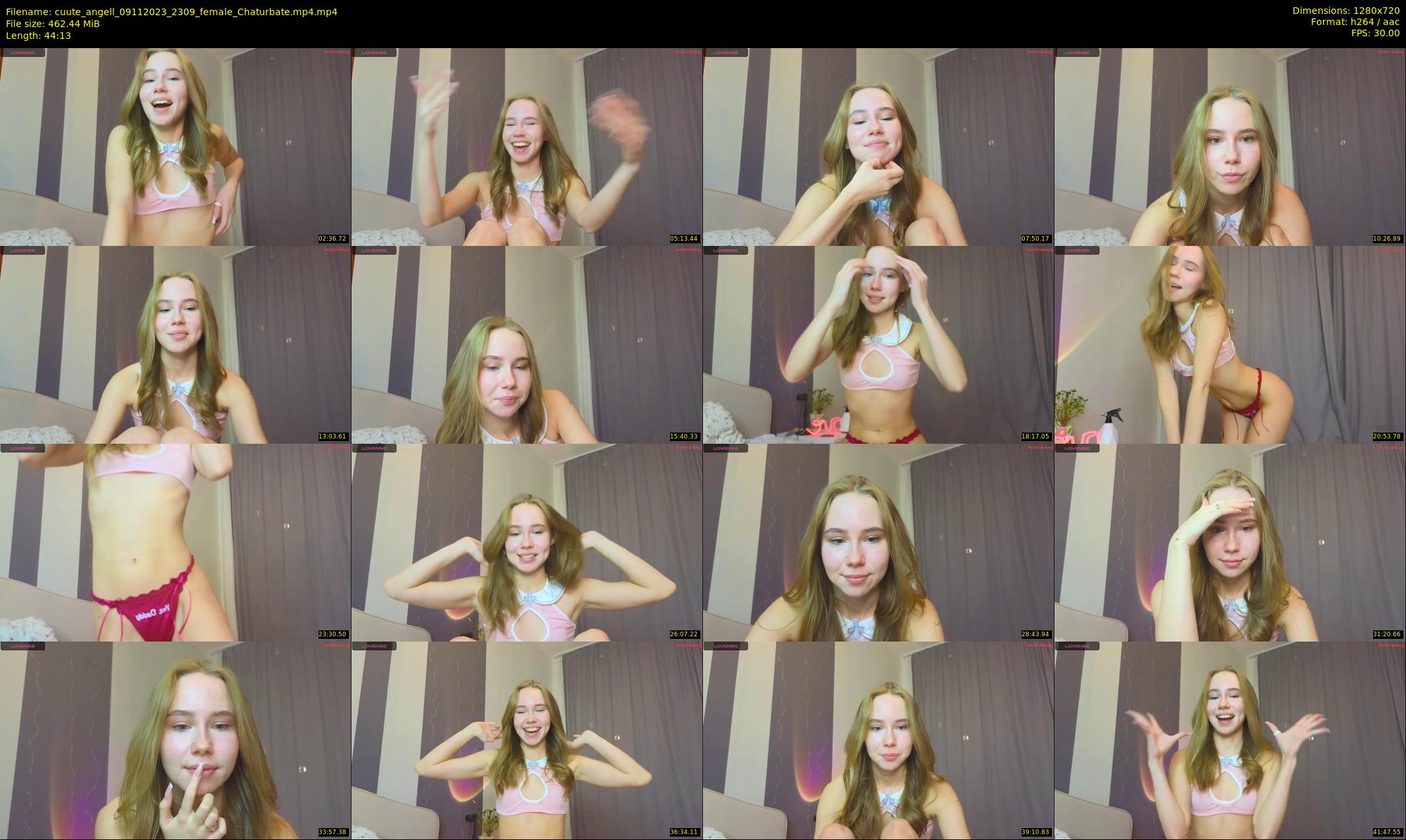 cuute_angell — 45 minute Chaturbate female cam show recording, 720p, Nov 9, 2023