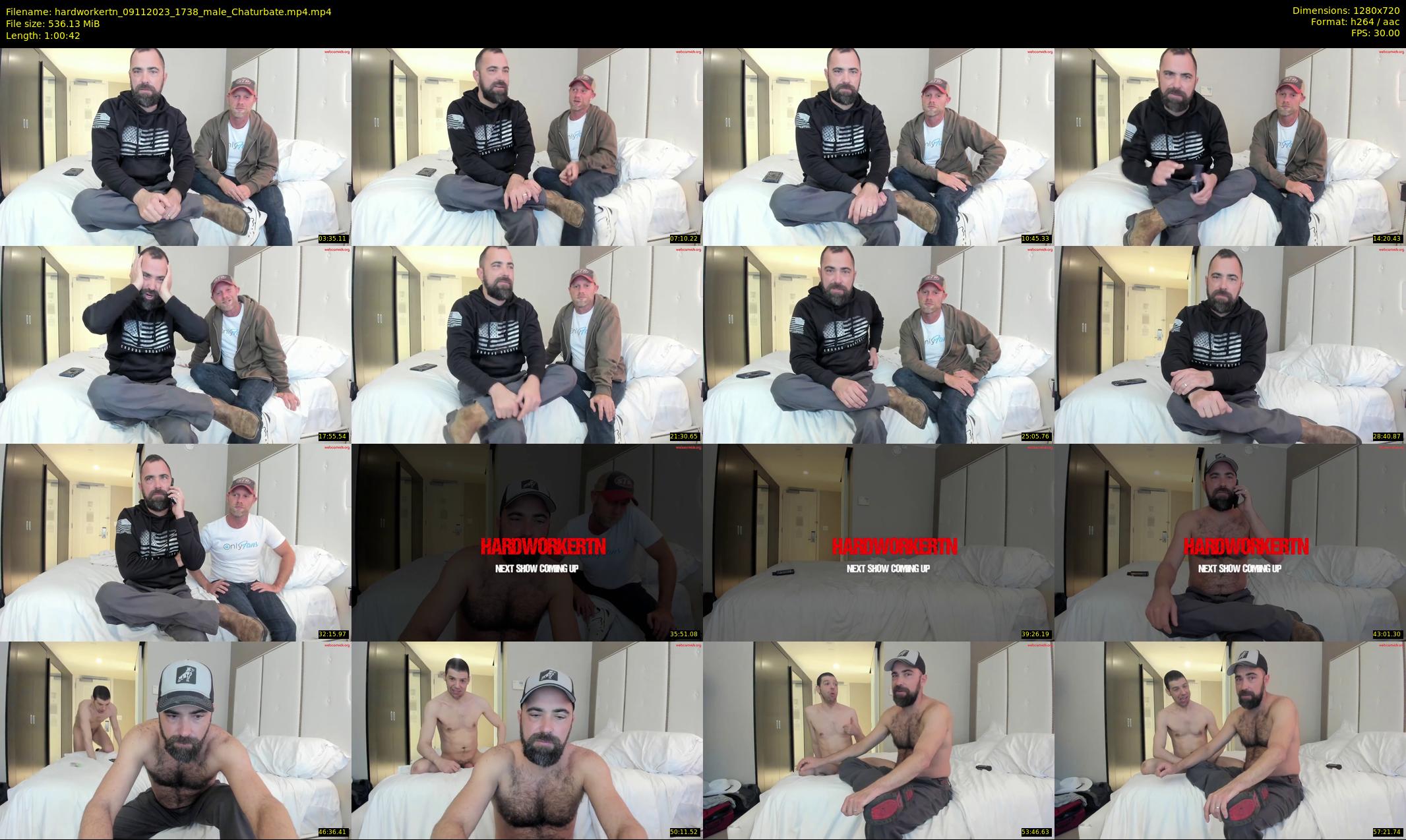 hardworkertn — 61 minute Chaturbate male cam show recording, 720p, Nov 9, 2023