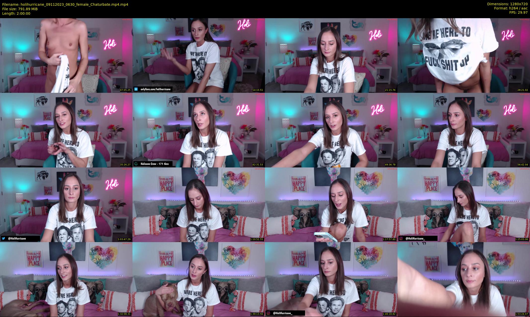holihurricane — 120 minute Chaturbate female cam show recording, 720p, Nov 9, 2023