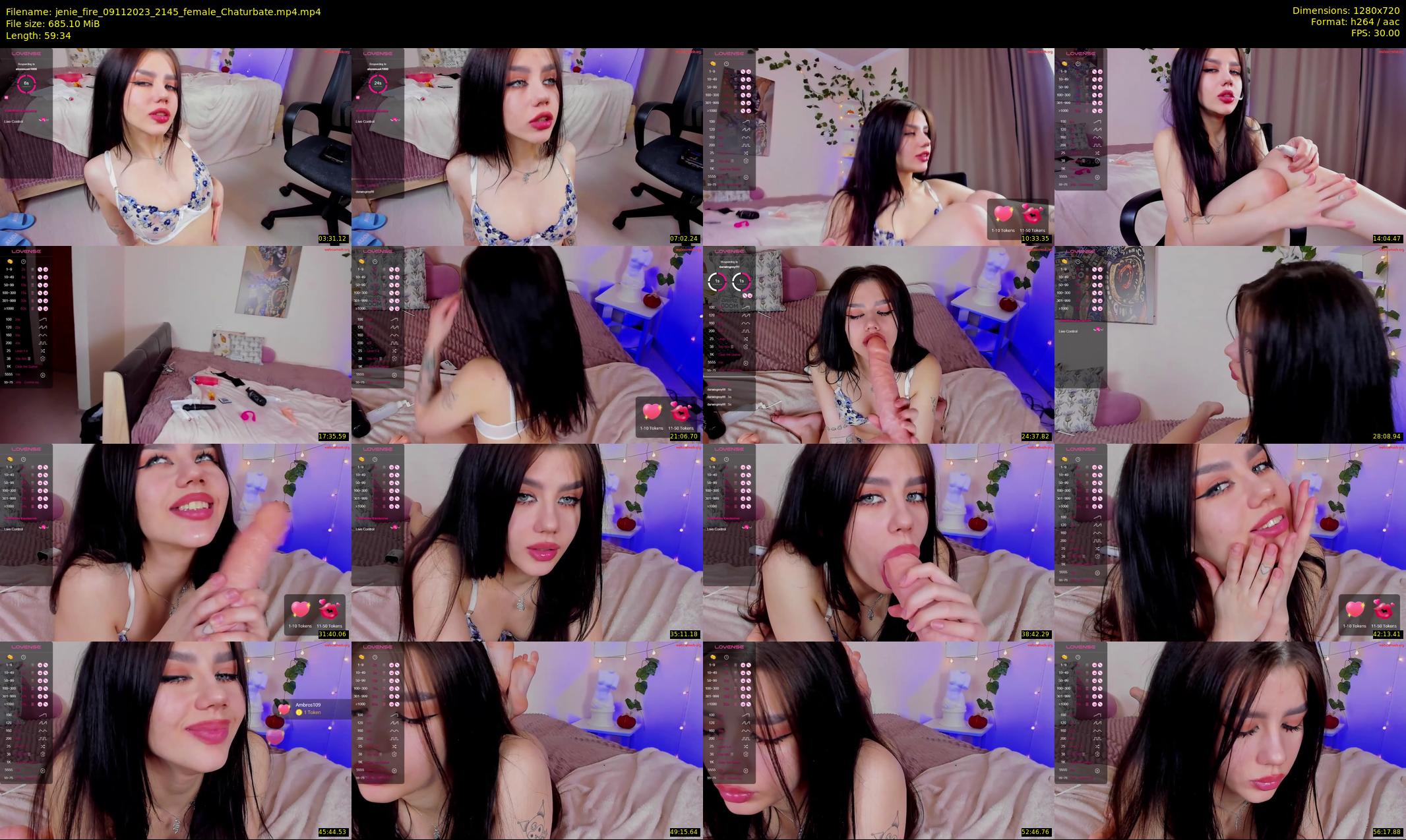 jenie_fire — 60 minute Chaturbate female cam show recording, 720p, Nov 9, 2023