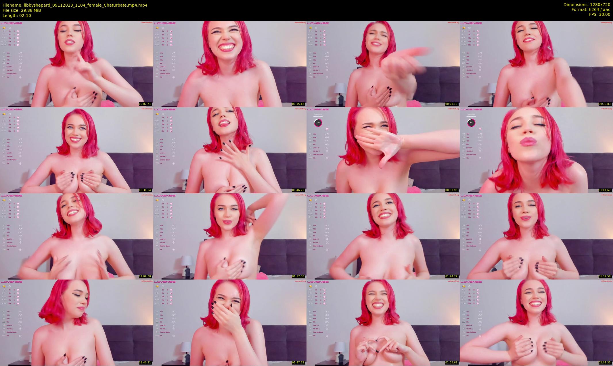 libbyshepard — 3 minute Chaturbate female cam show recording, 720p, Nov 9, 2023