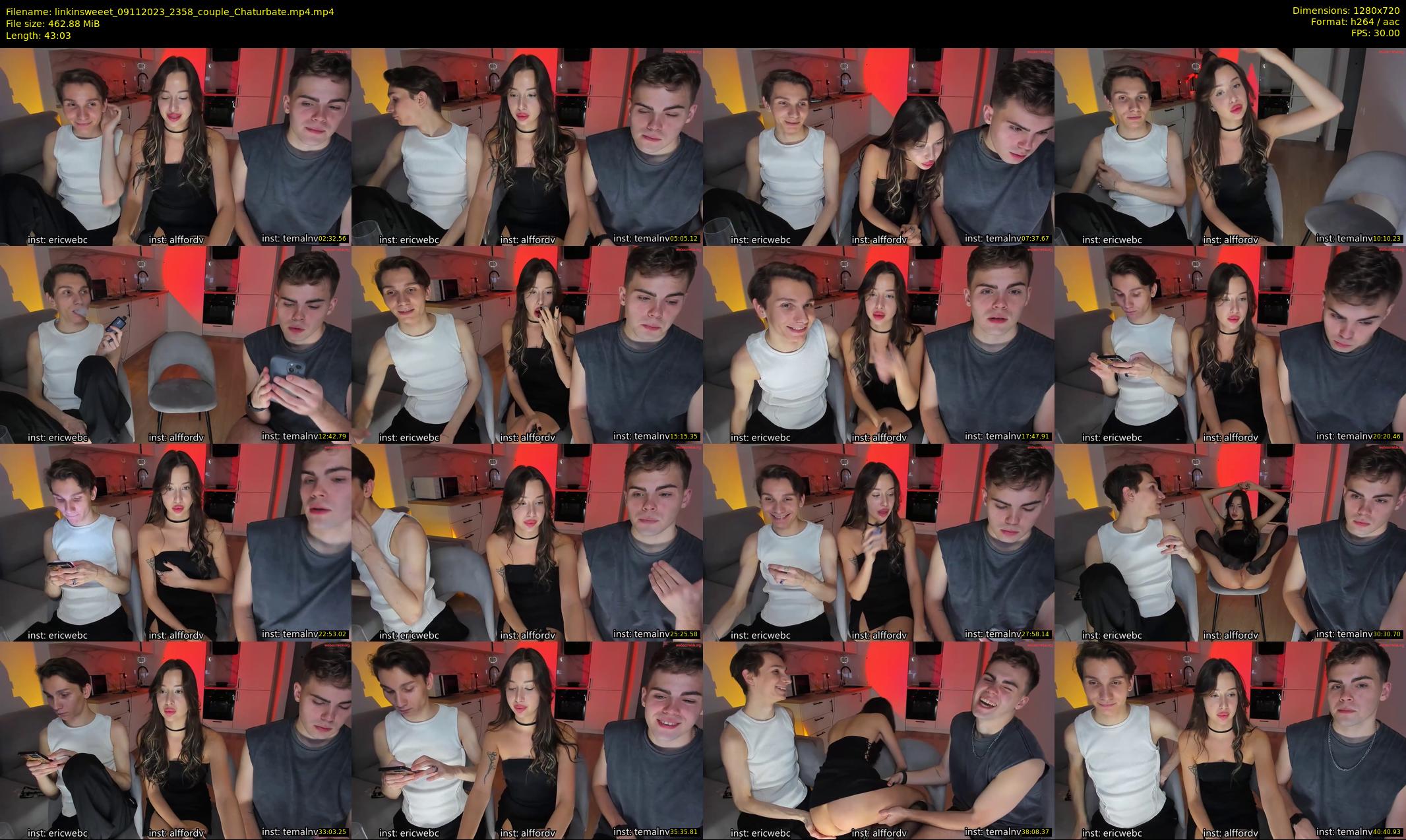 linkinsweeet — 44 minute Chaturbate couple cam show recording, 720p, Nov 9, 2023