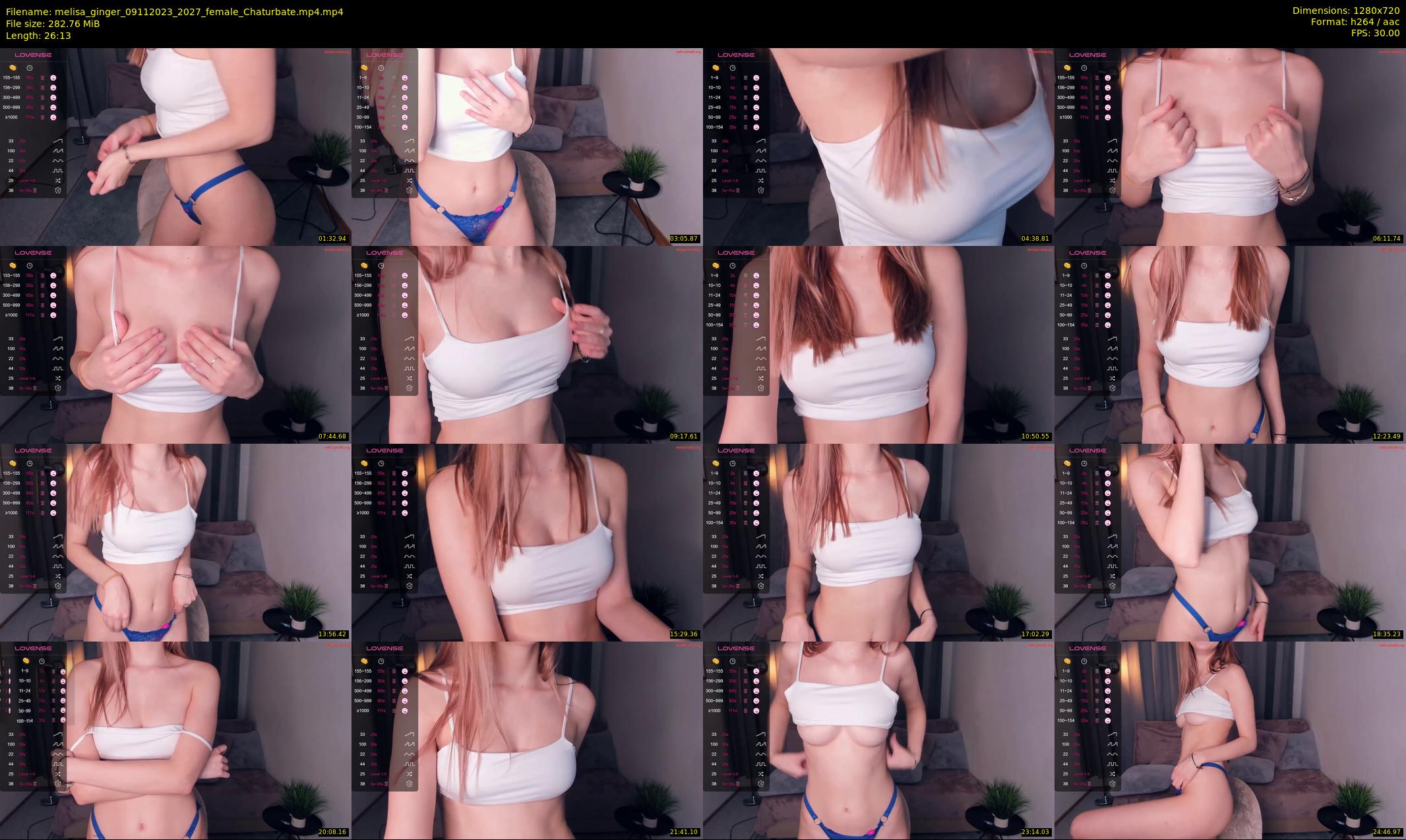 melisa_ginger — 27 minute Chaturbate female cam show recording, 720p, Nov 9, 2023
