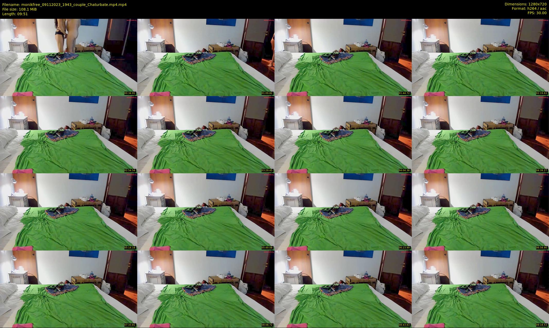 monikfree — 10 minute Chaturbate couple cam show recording, 720p, Nov 9, 2023