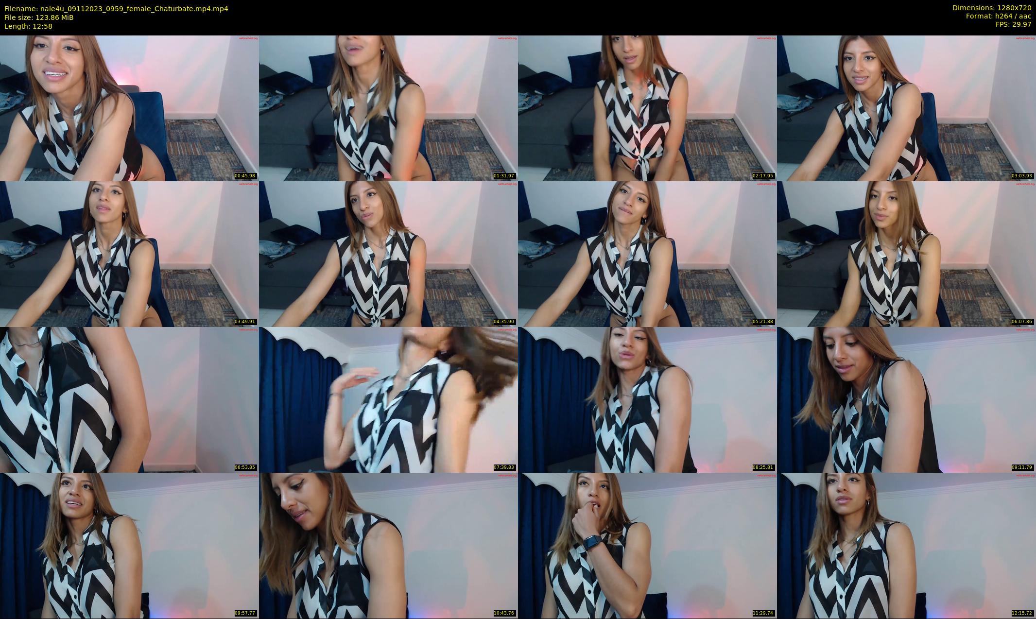 nale4u — 13 minute Chaturbate female cam show recording, 720p, Nov 9, 2023