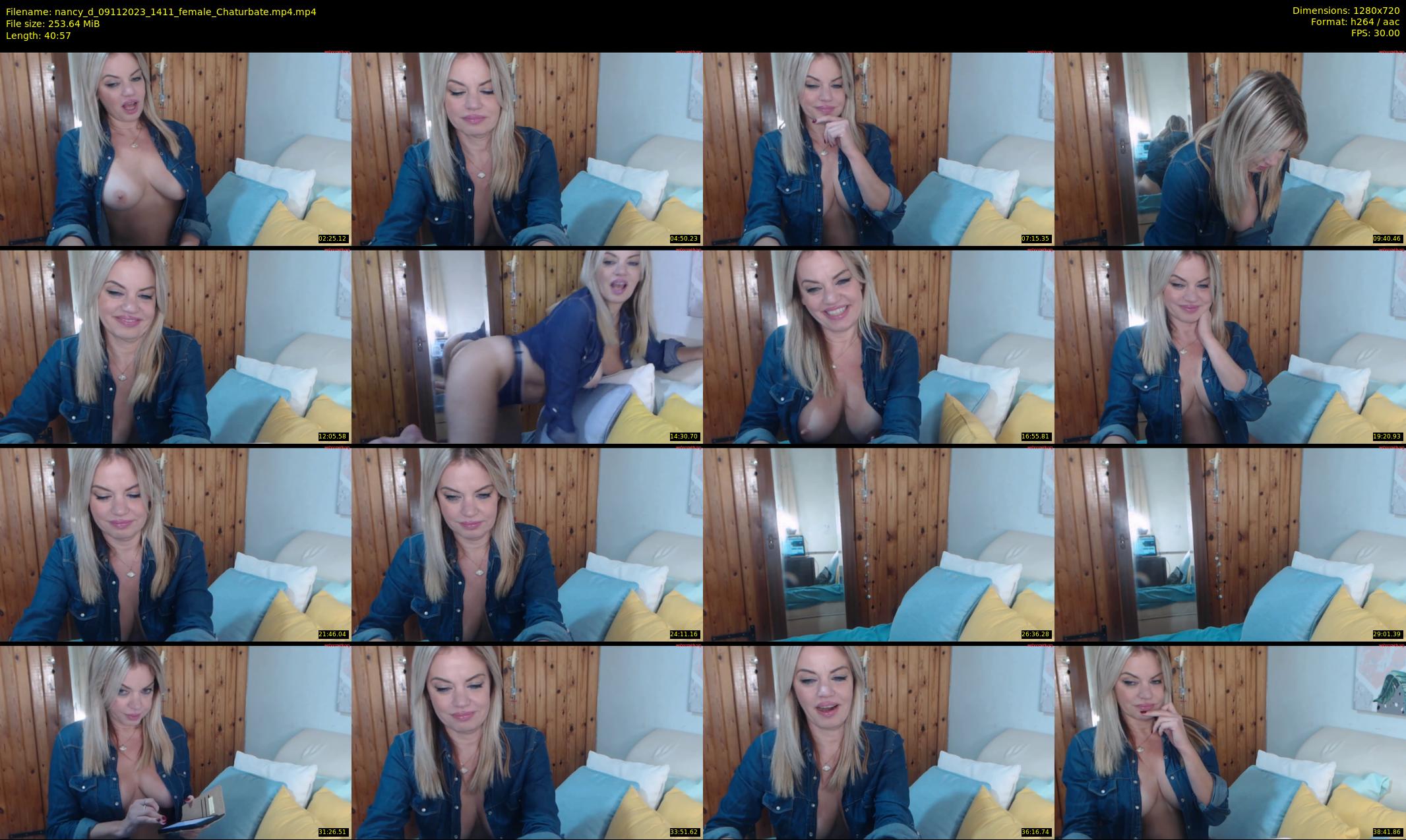 nancy_d — 41 minute Chaturbate female cam show recording, 720p, Nov 9, 2023
