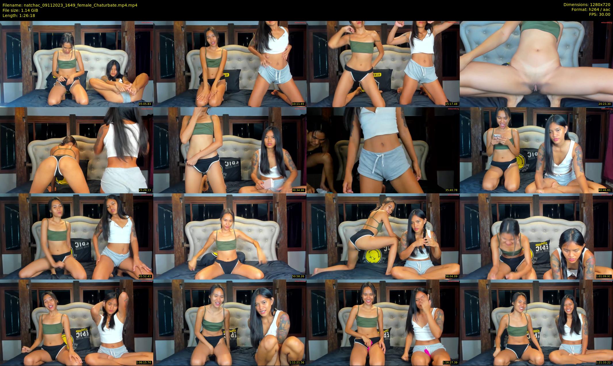 natchac — 87 minute Chaturbate female cam show recording, 720p, Nov 9, 2023