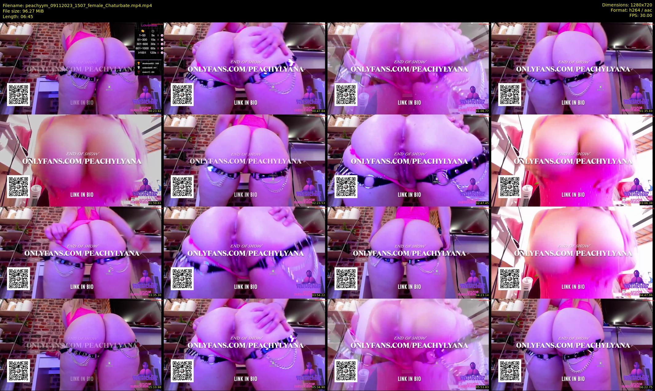 peachyym — 7 minute Chaturbate female cam show recording, 720p, Nov 9, 2023
