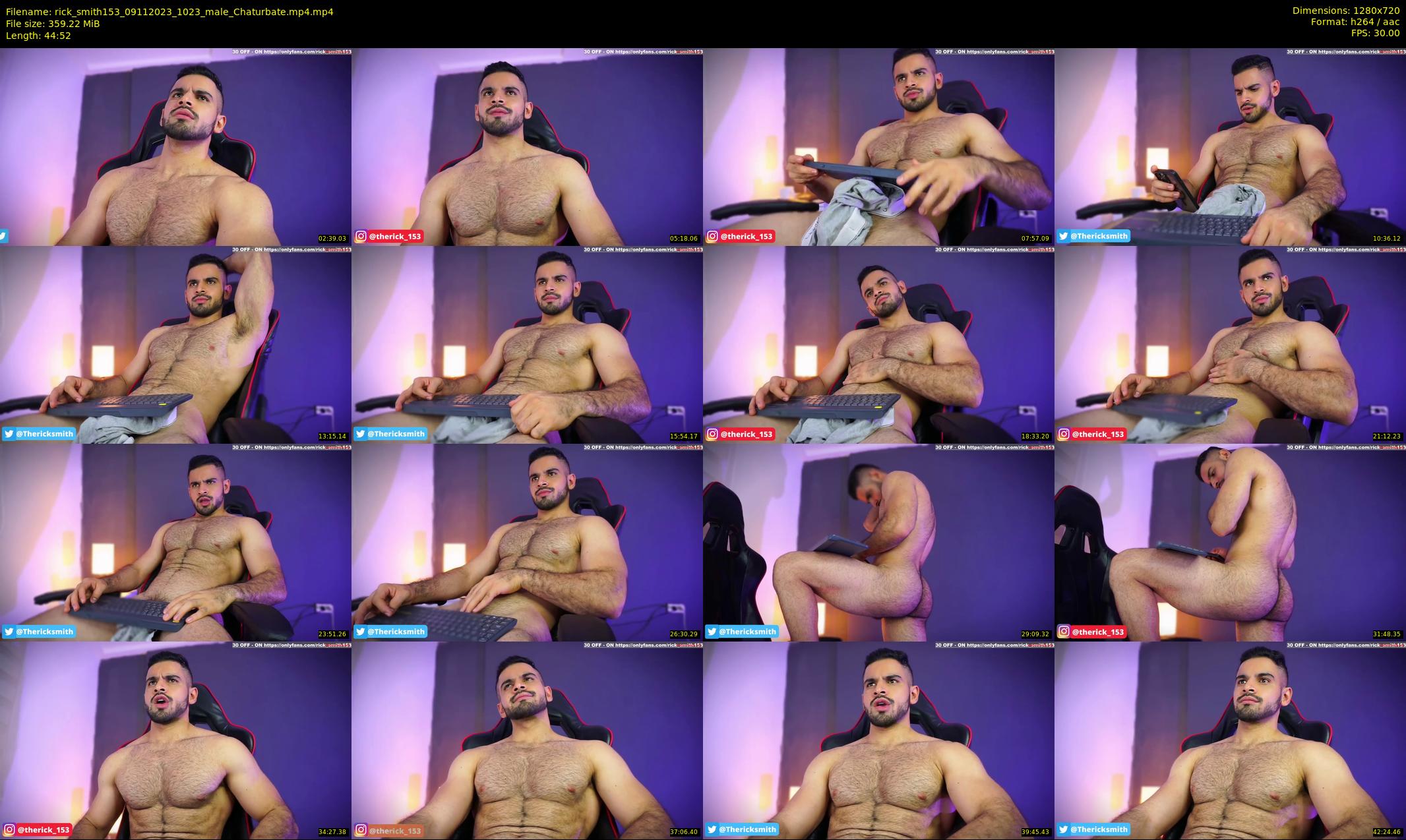 rick_smith153 — 45 minute Chaturbate male cam show recording, 720p, Nov 9, 2023