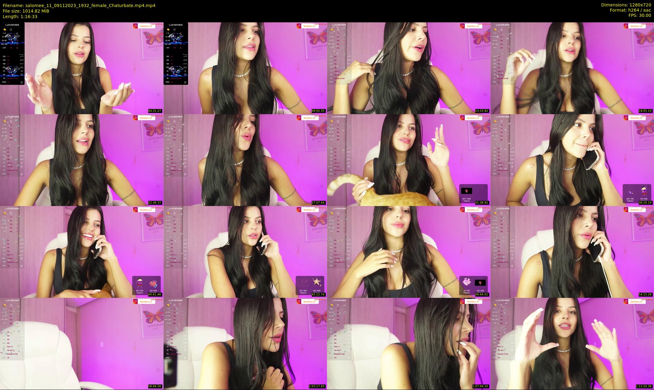 salomee_11 — 77 minute Chaturbate female cam show recording, 720p, Nov 9, 2023