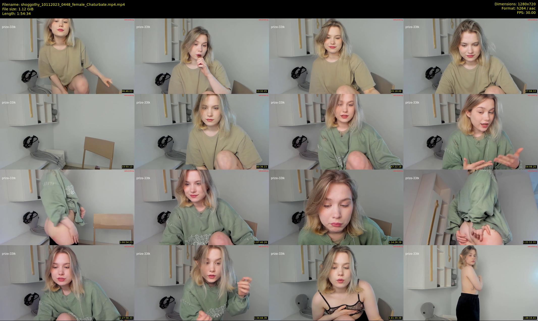 shoggothy — 115 minute Chaturbate female cam show recording, 720p, Nov 10, 2023