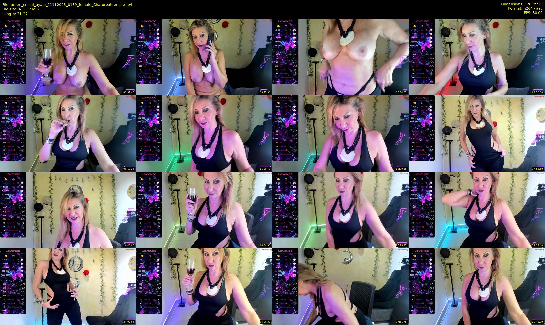 _cristal_ayala — 32 minute Chaturbate female cam show recording, 720p, Nov 11, 2023
