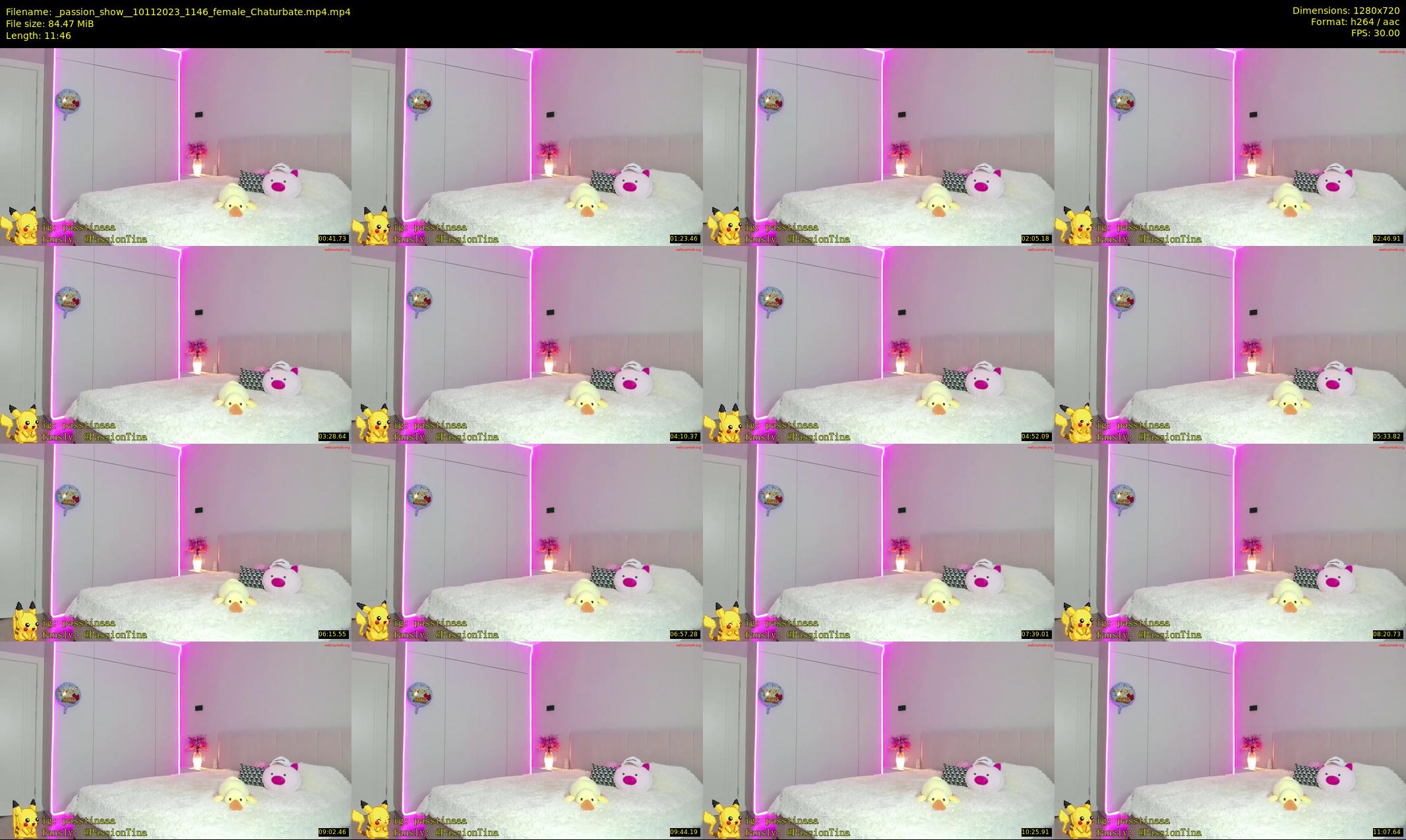 _passion_show_ — 12 minute Chaturbate couple cam show recording, 720p, Nov 10, 2023
