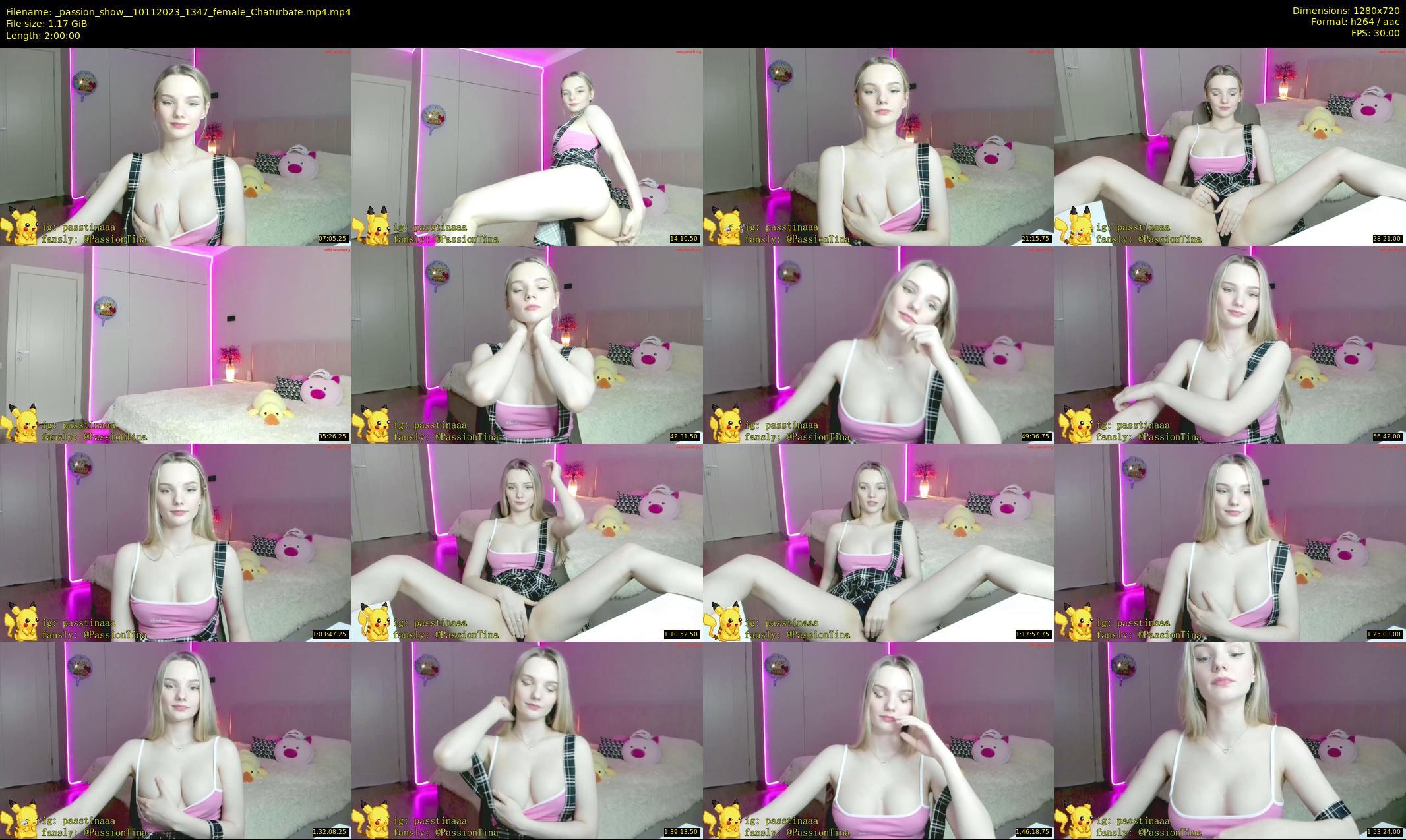 _passion_show_ — 120 minute Chaturbate couple cam show recording, 720p, Nov 10, 2023