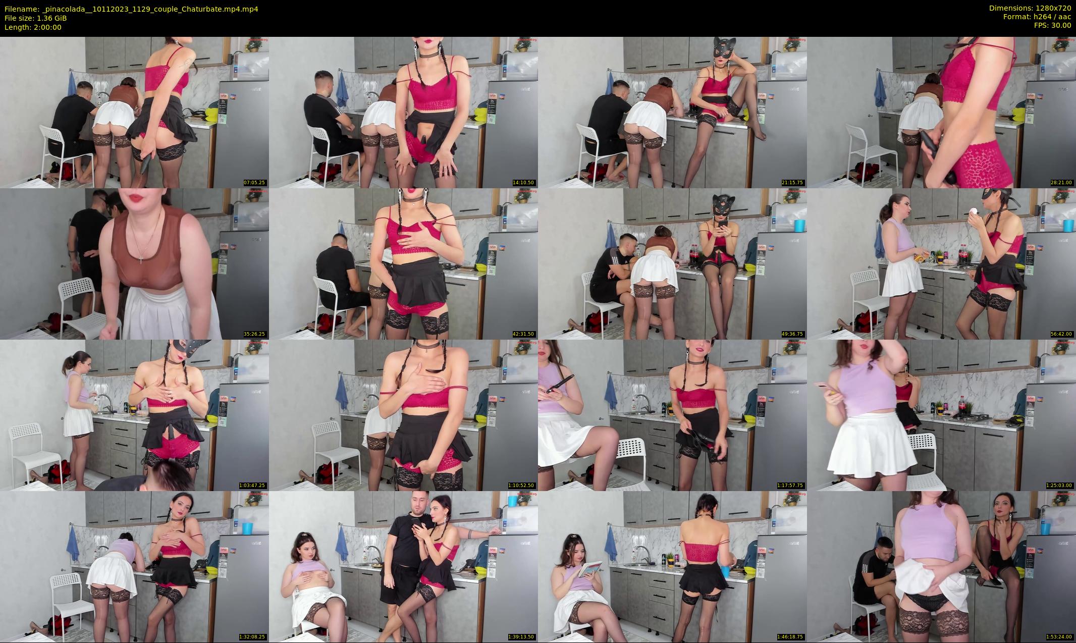 _pinacolada_ — 120 minute Chaturbate couple cam show recording, 720p, Nov 10, 2023