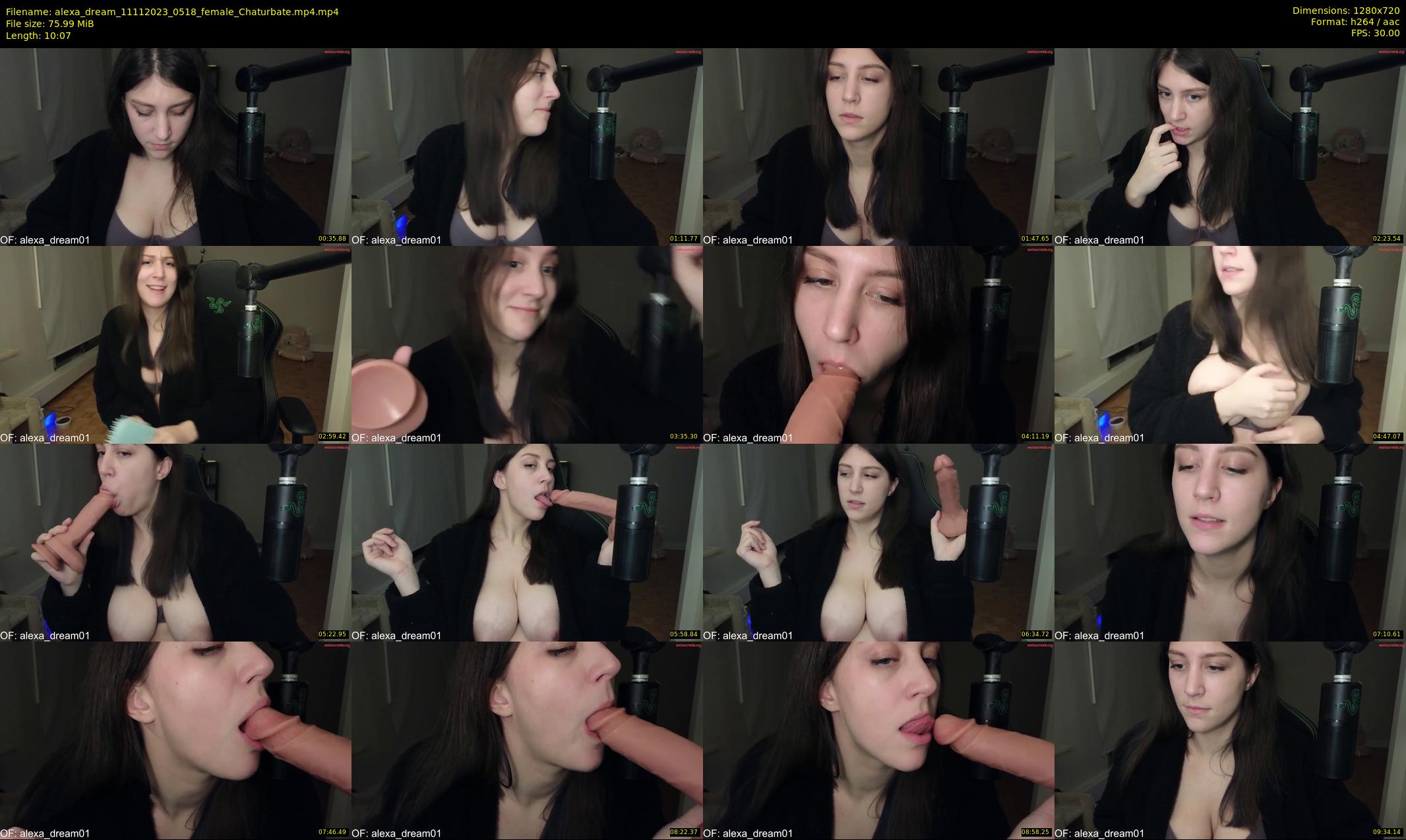 alexa_dream — 11 minute Chaturbate female cam show recording, 720p, Nov 11, 2023