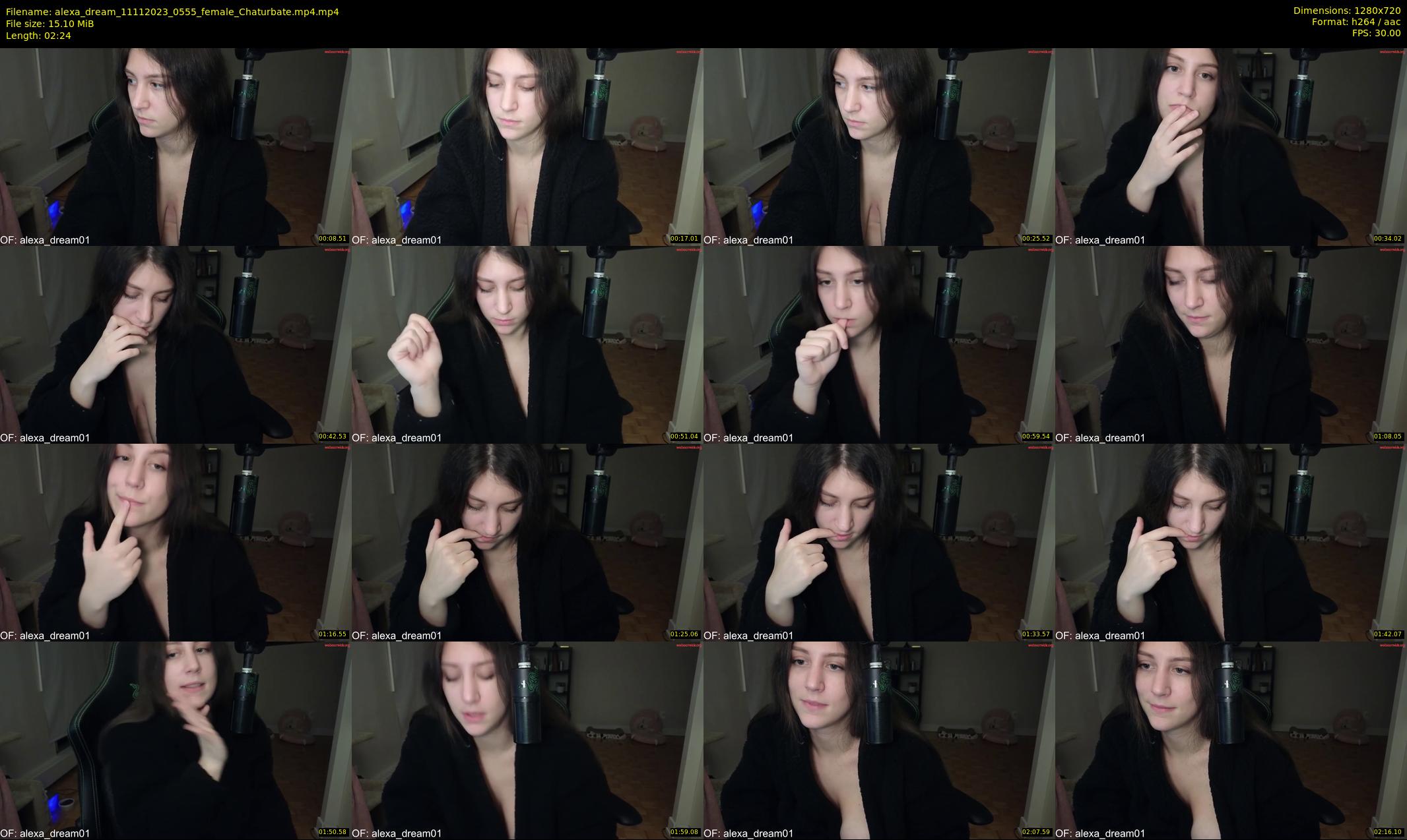 alexa_dream — 3 minute Chaturbate female cam show recording, 720p, Nov 11, 2023