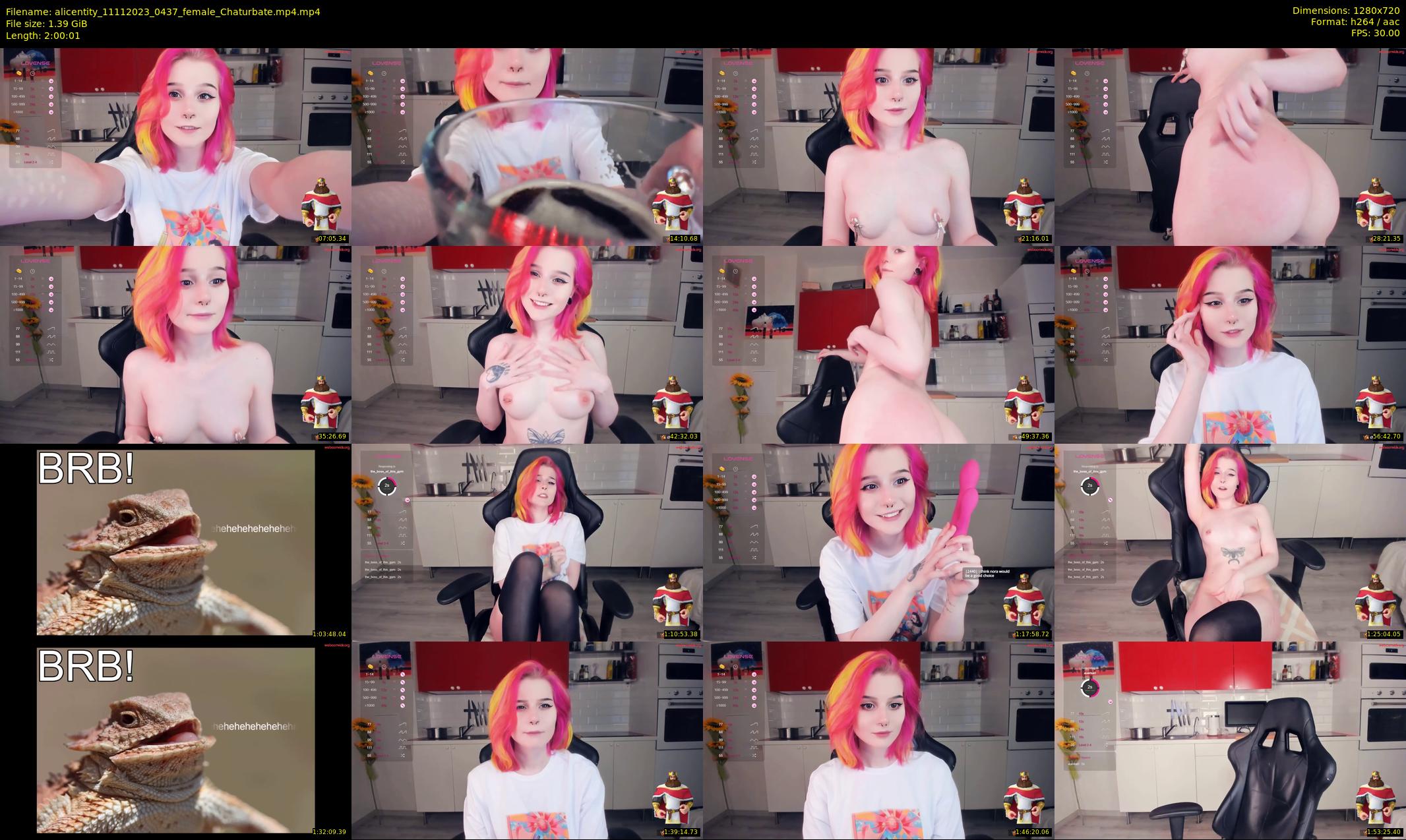 alicentity — 121 minute Chaturbate female cam show recording, 720p, Nov 11, 2023
