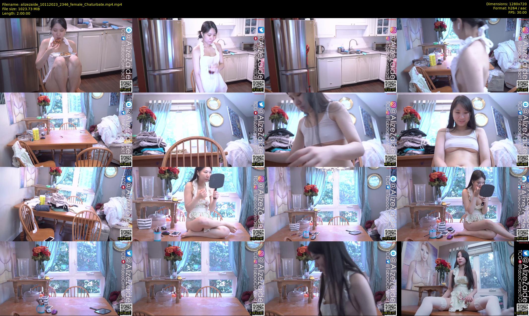 alizezaide — 120 minute Chaturbate female cam show recording, 720p, Nov 10, 2023