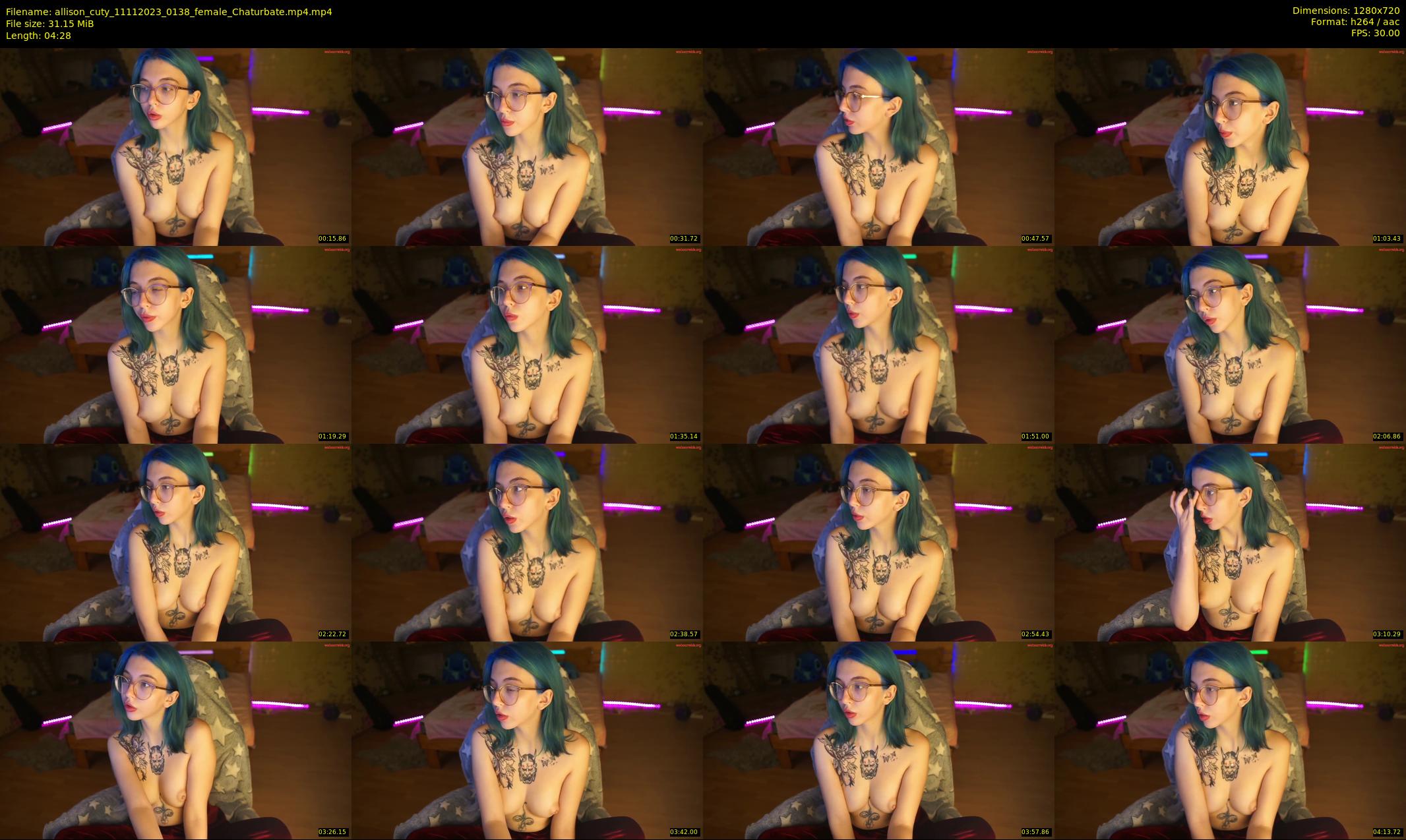 allison_cuty — 5 minute Chaturbate female cam show recording, 720p, Nov 11, 2023
