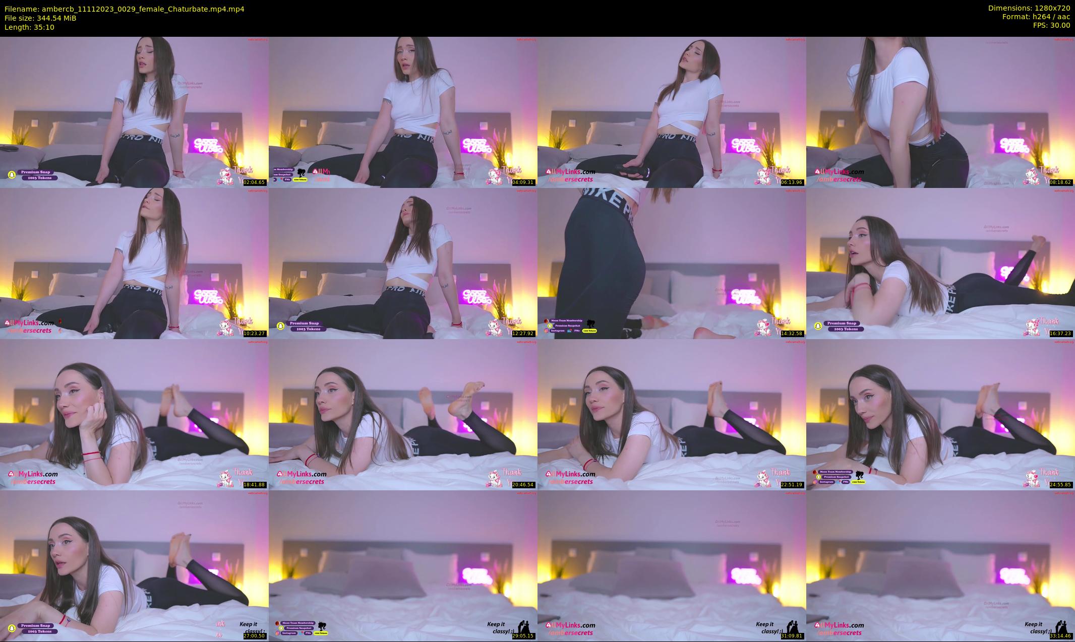 ambercb — 36 minute Chaturbate female cam show recording, 720p, Nov 11, 2023