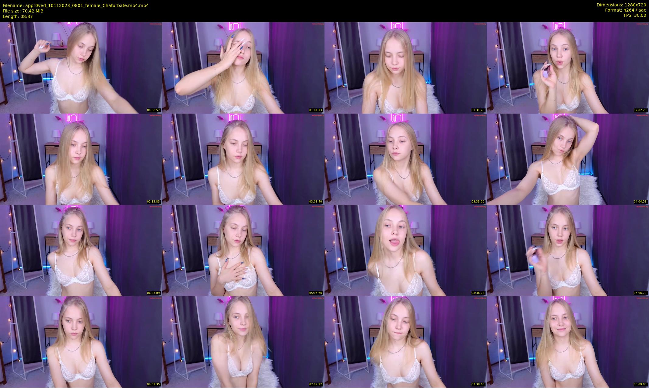 appr0ved — 9 minute Chaturbate female cam show recording, 720p, Nov 10, 2023