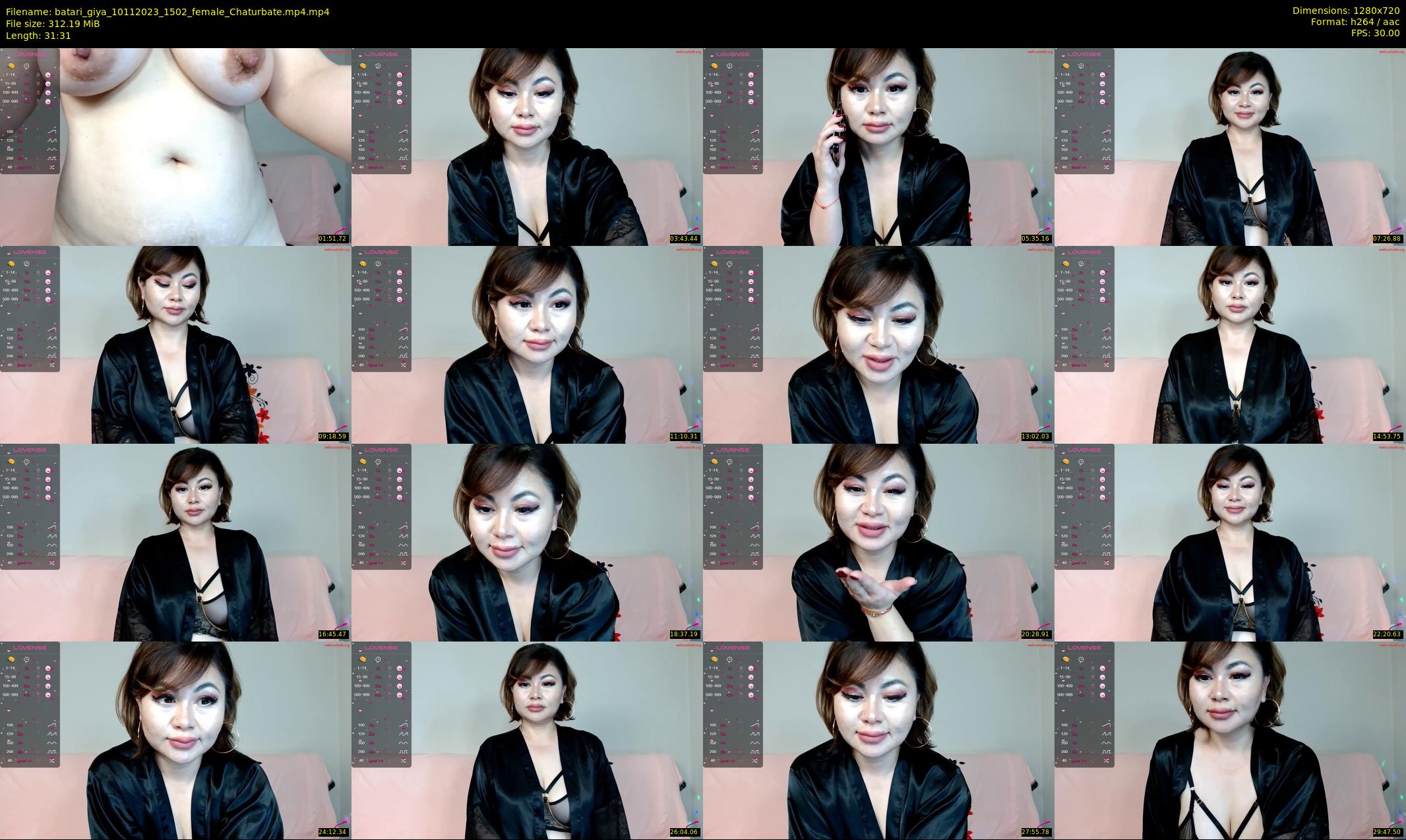 batari_giya — 32 minute Chaturbate female cam show recording, 720p, Nov 10, 2023