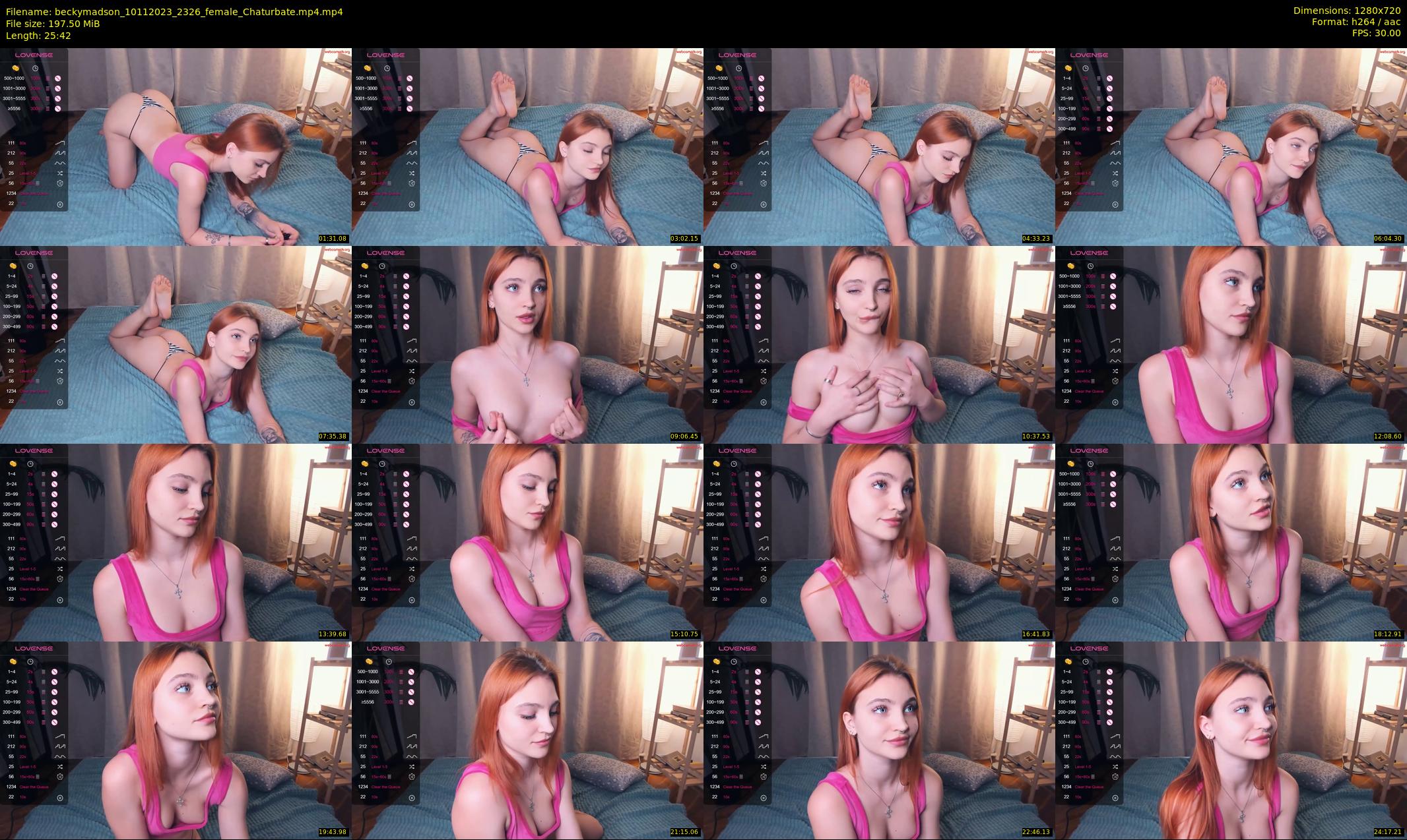beckymadson — 26 minute Chaturbate female cam show recording, 720p, Nov 10, 2023