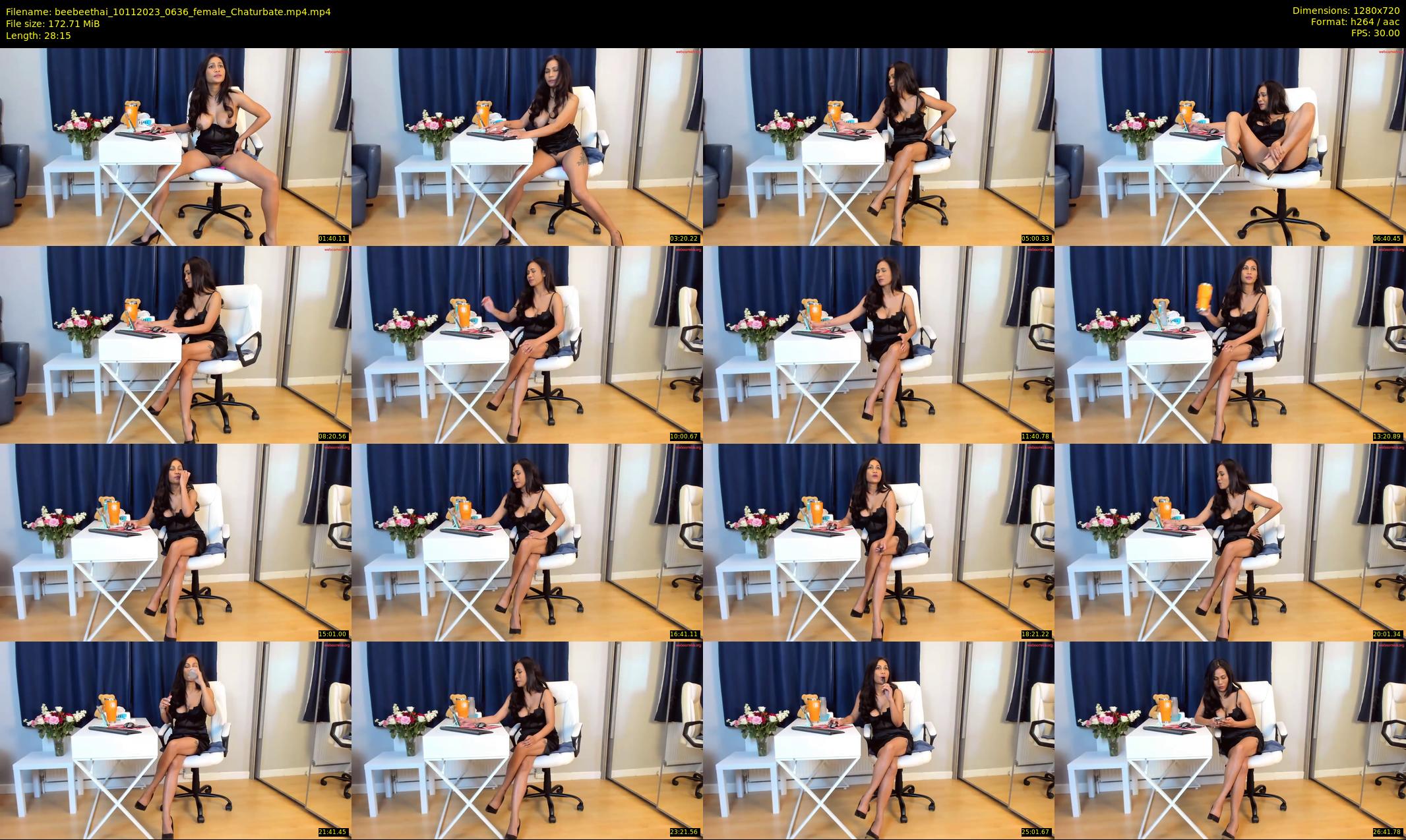 beebeethai — 29 minute Chaturbate female cam show recording, 720p, Nov 10, 2023
