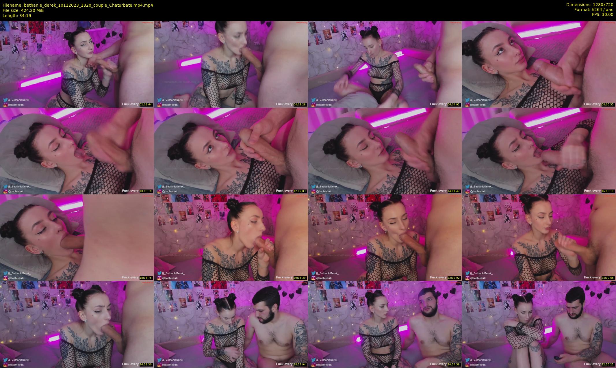 bethanie_derek — 35 minute Chaturbate couple cam show recording, 720p, Nov 10, 2023