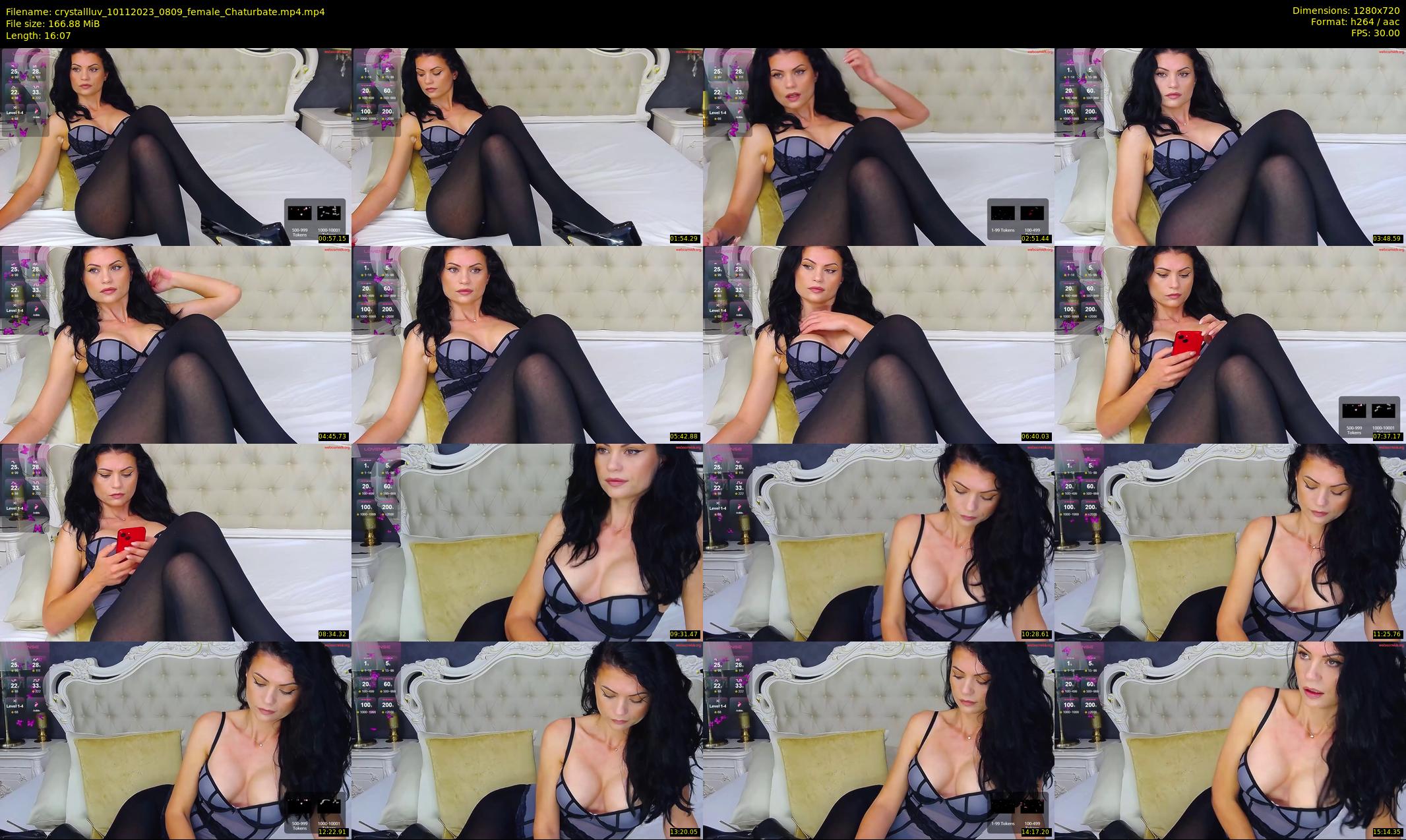 crystallluv — 17 minute Chaturbate female cam show recording, 720p, Nov 10, 2023