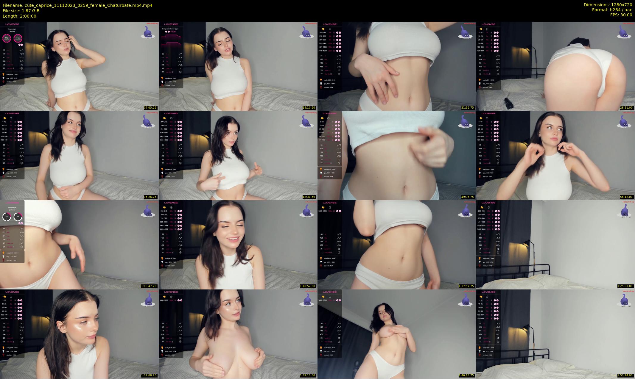 cute_caprice — 120 minute Chaturbate female cam show recording, 720p, Nov 11, 2023