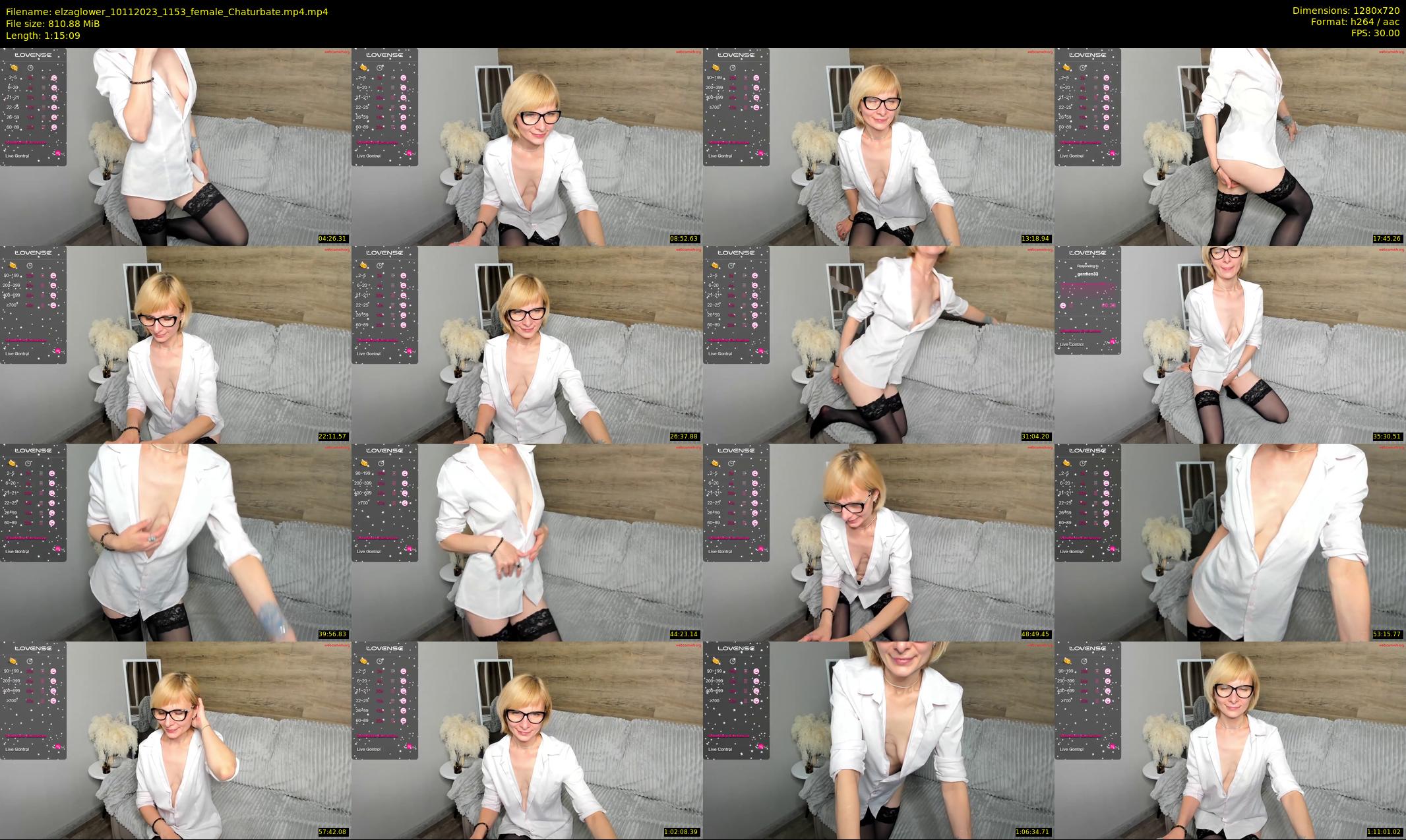 elzaglower — 76 minute Chaturbate female cam show recording, 720p, Nov 10, 2023